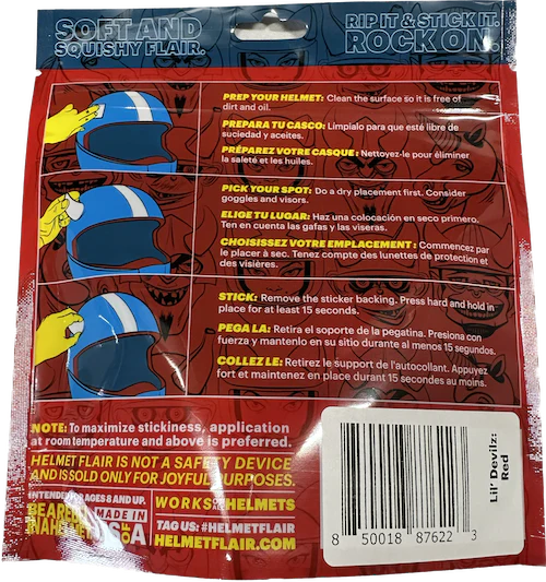 Softeez: Red Devil Horns for Helmet - Image 4