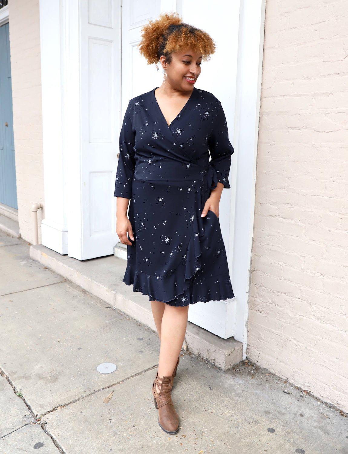 Solar Organic Wrap Dress - Image 3