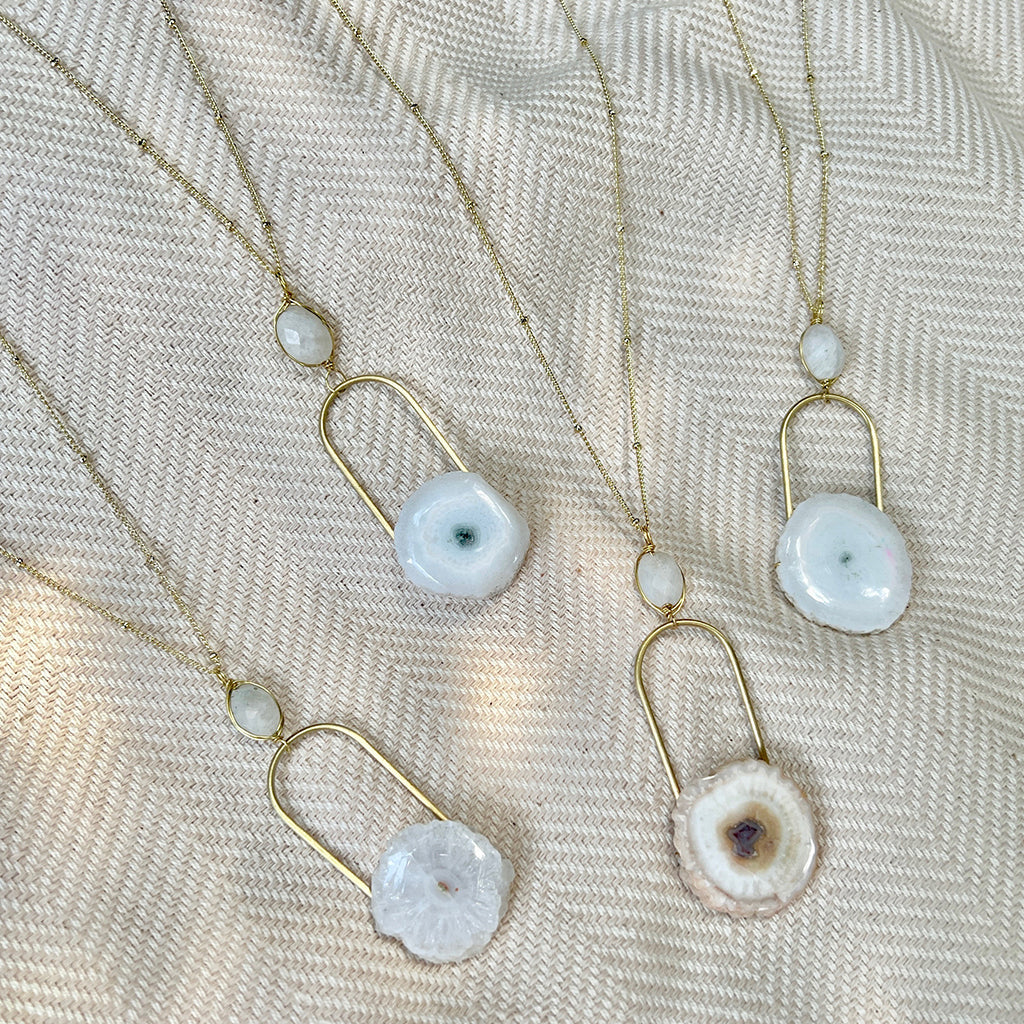 Solar Quartz Eye Necklace - Image 5