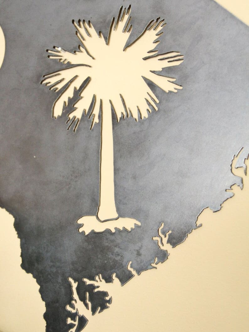 South Carolina Palmetto State Wall Art - Image 5
