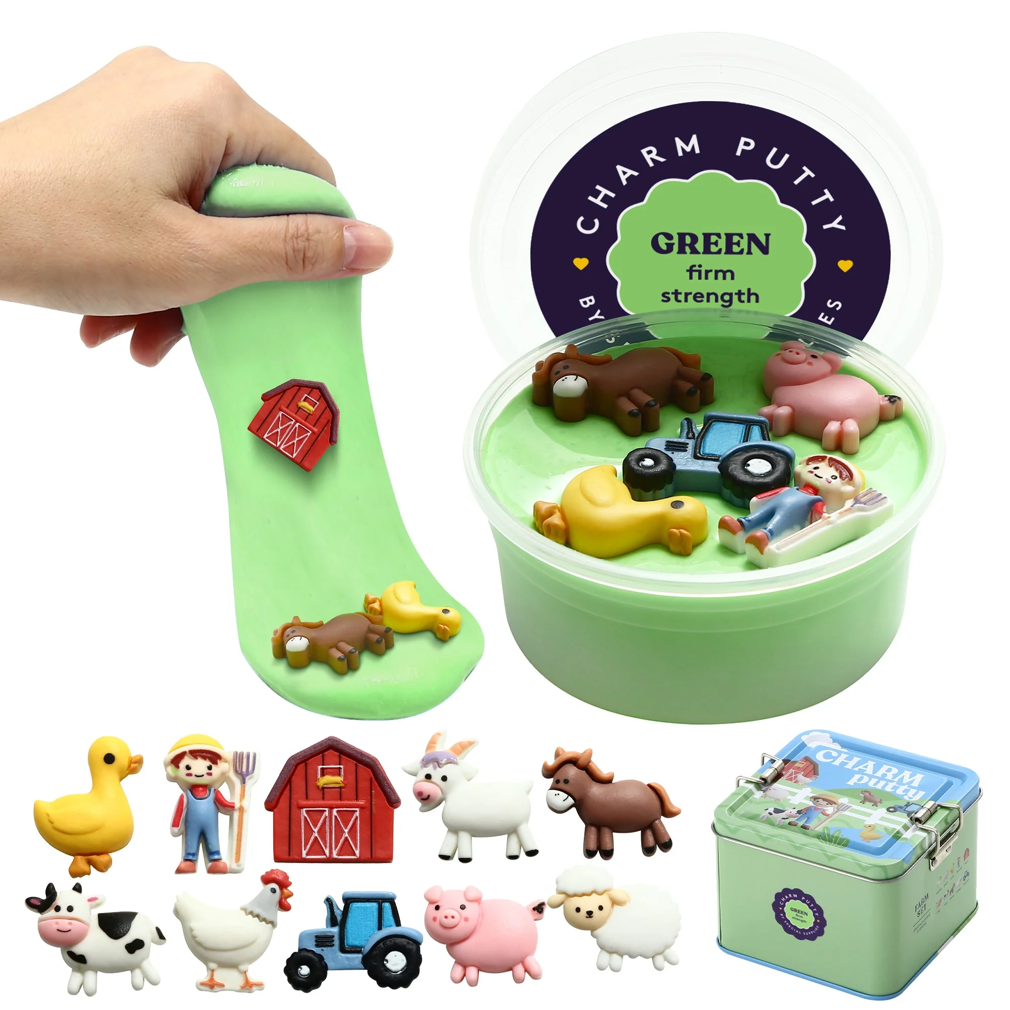 Special Supplies Sensory Therapy Putty for Kids and Adults with Cute Charms, Resistive Hand Exercise Stress Relief Therapy Putty - Image 15