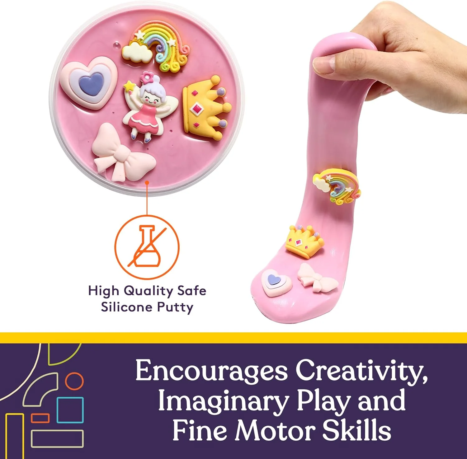 Special Supplies Sensory Therapy Putty for Kids and Adults with Cute Charms, Resistive Hand Exercise Stress Relief Therapy Putty - Image 9