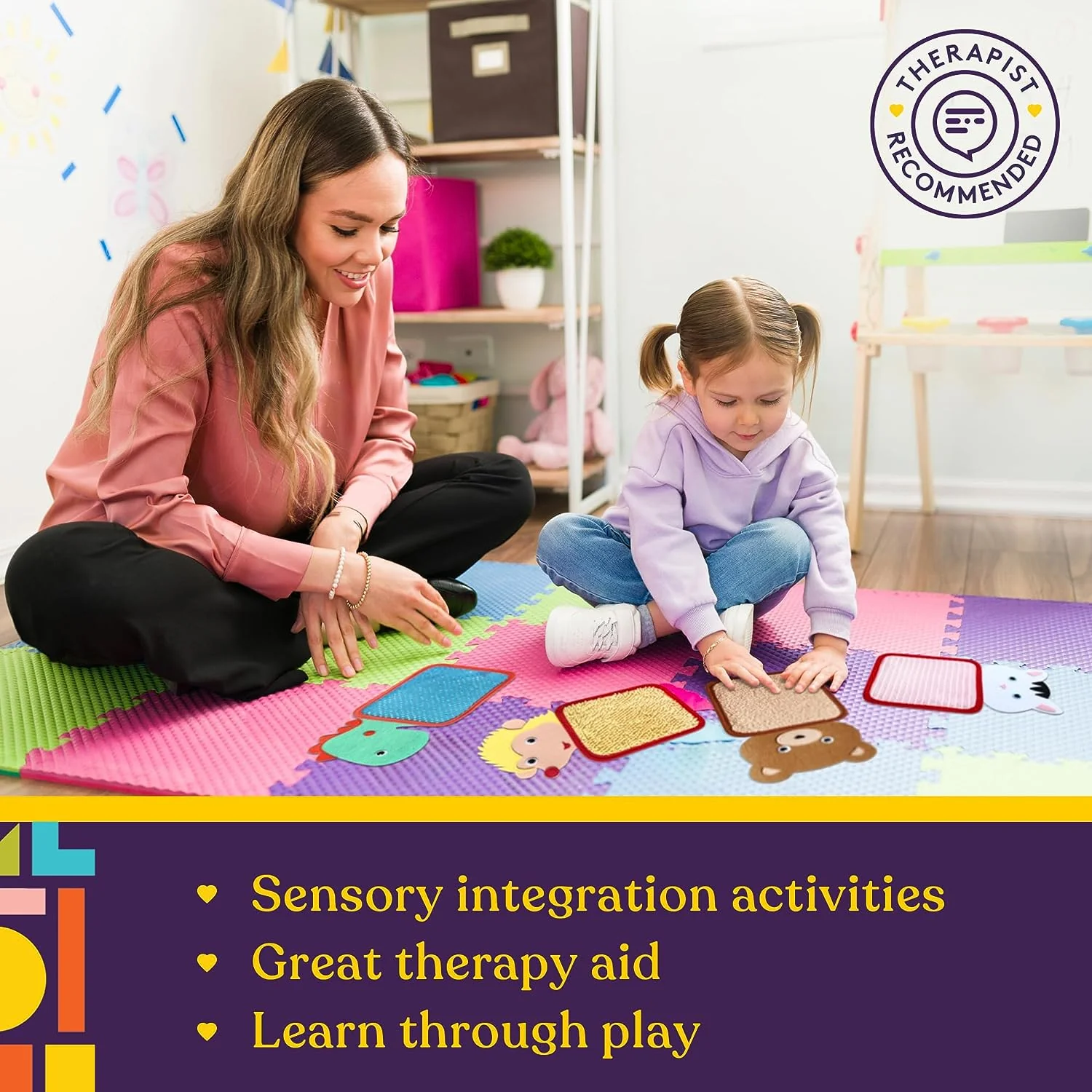 Special Supplies Sensory Zoo Animal Mats, 10 Sets, Tactile Stimulation for Kids, Supports Autistic and Processing Challenges, Calming and Stimulating Early Learning Play - Image 4