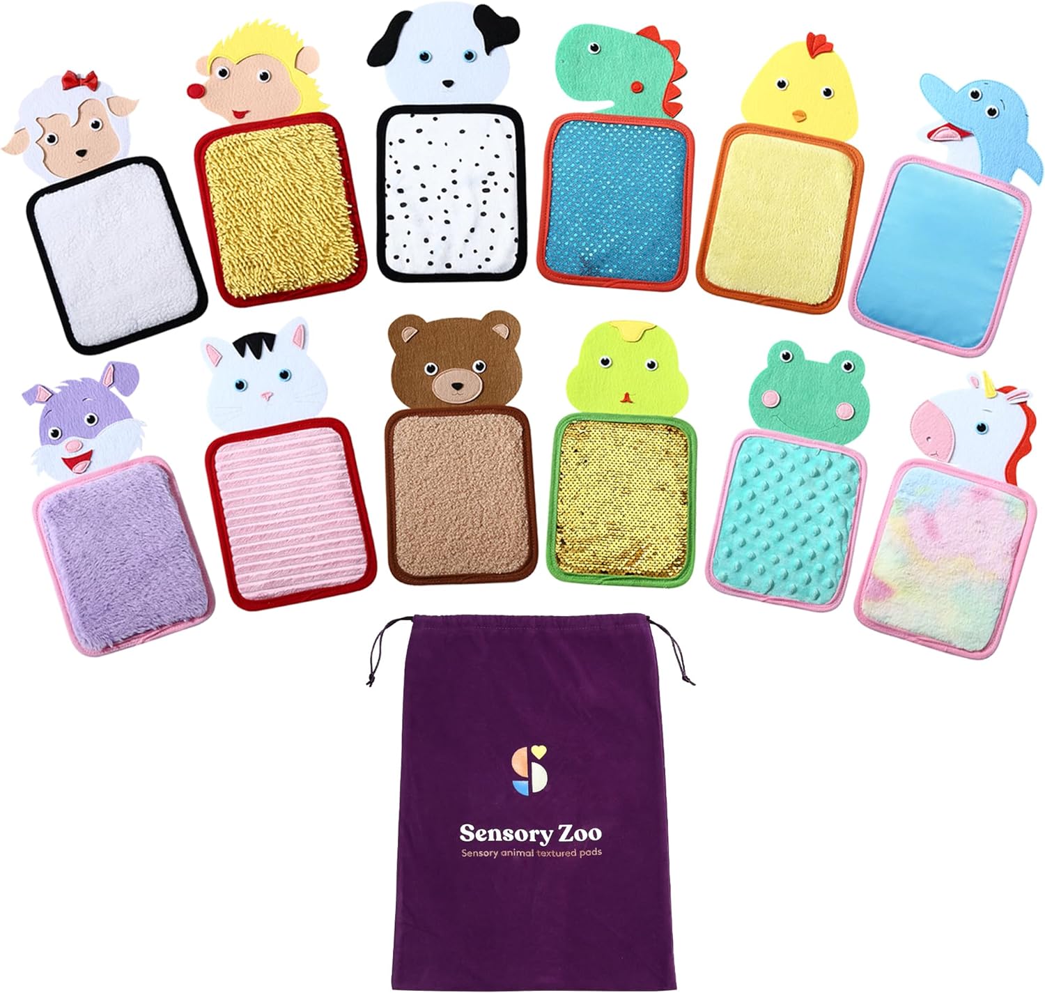 Special Supplies Sensory Zoo Animal Mats, 10 Sets, Tactile Stimulation for Kids, Supports Autistic and Processing Challenges, Calming and Stimulating Early Learning Play - Image 8