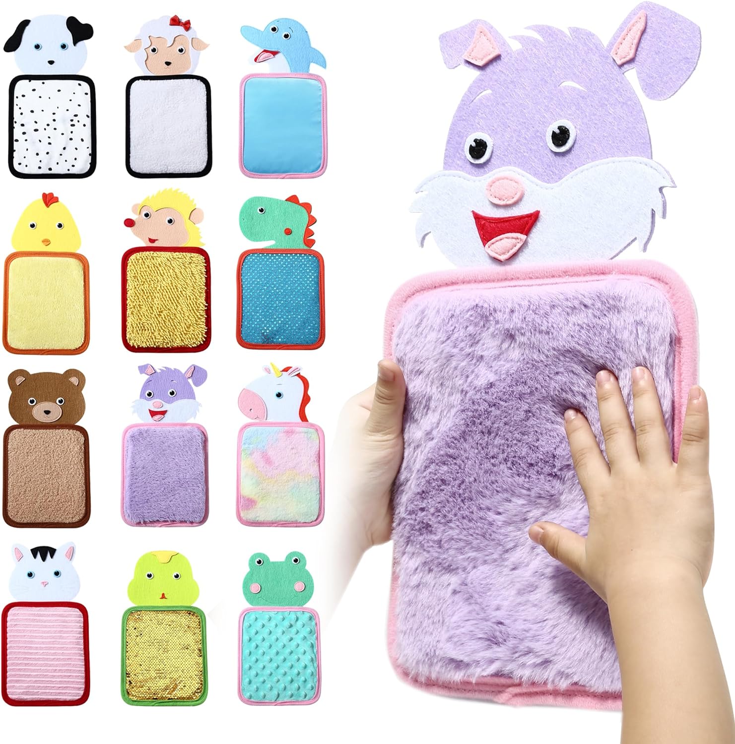 Special Supplies Sensory Zoo Animal Mats, 10 Sets, Tactile Stimulation for Kids, Supports Autistic and Processing Challenges, Calming and Stimulating Early Learning Play - Image 9