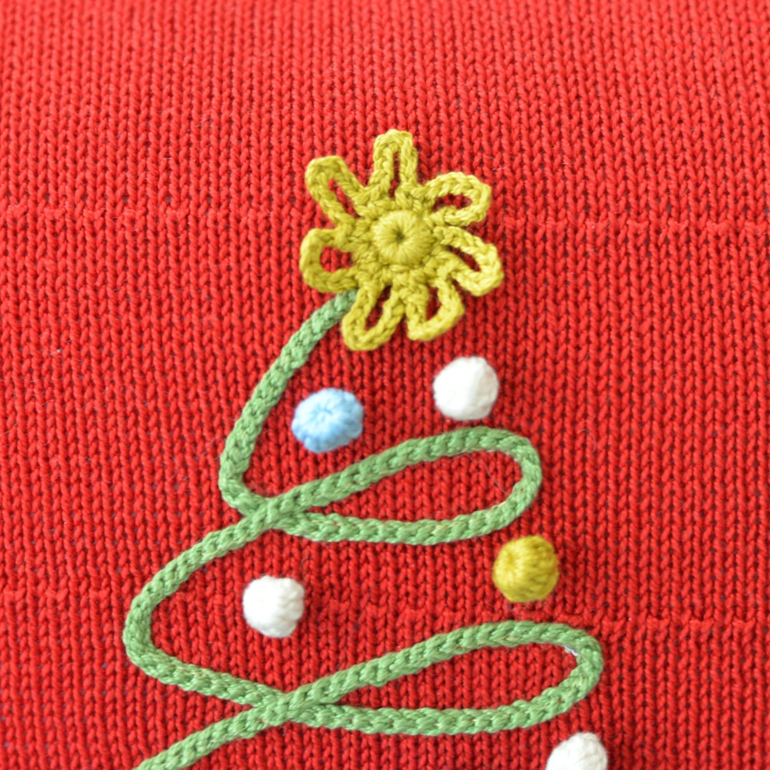 Spiral Holiday Tree Pillow 12" - Image 5