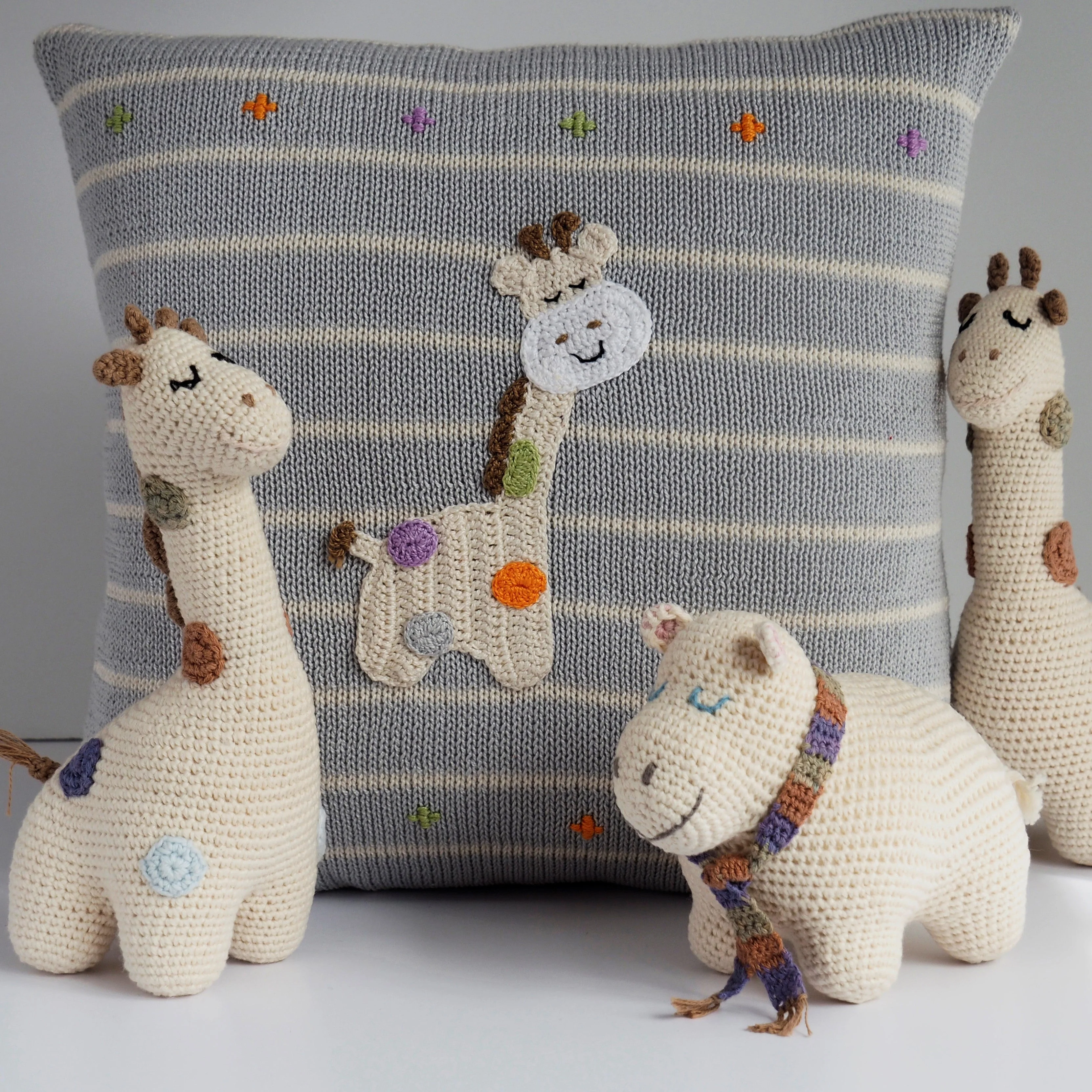 Spotted Giraffe 12" Pillow - Image 2
