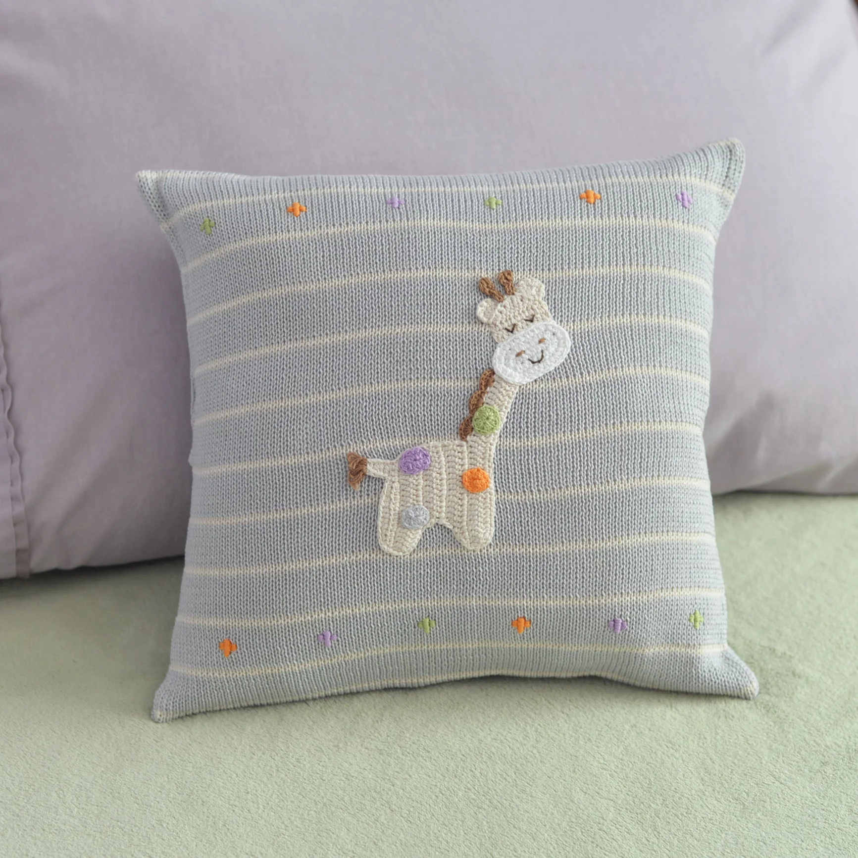 Spotted Giraffe 12" Pillow - Image 3