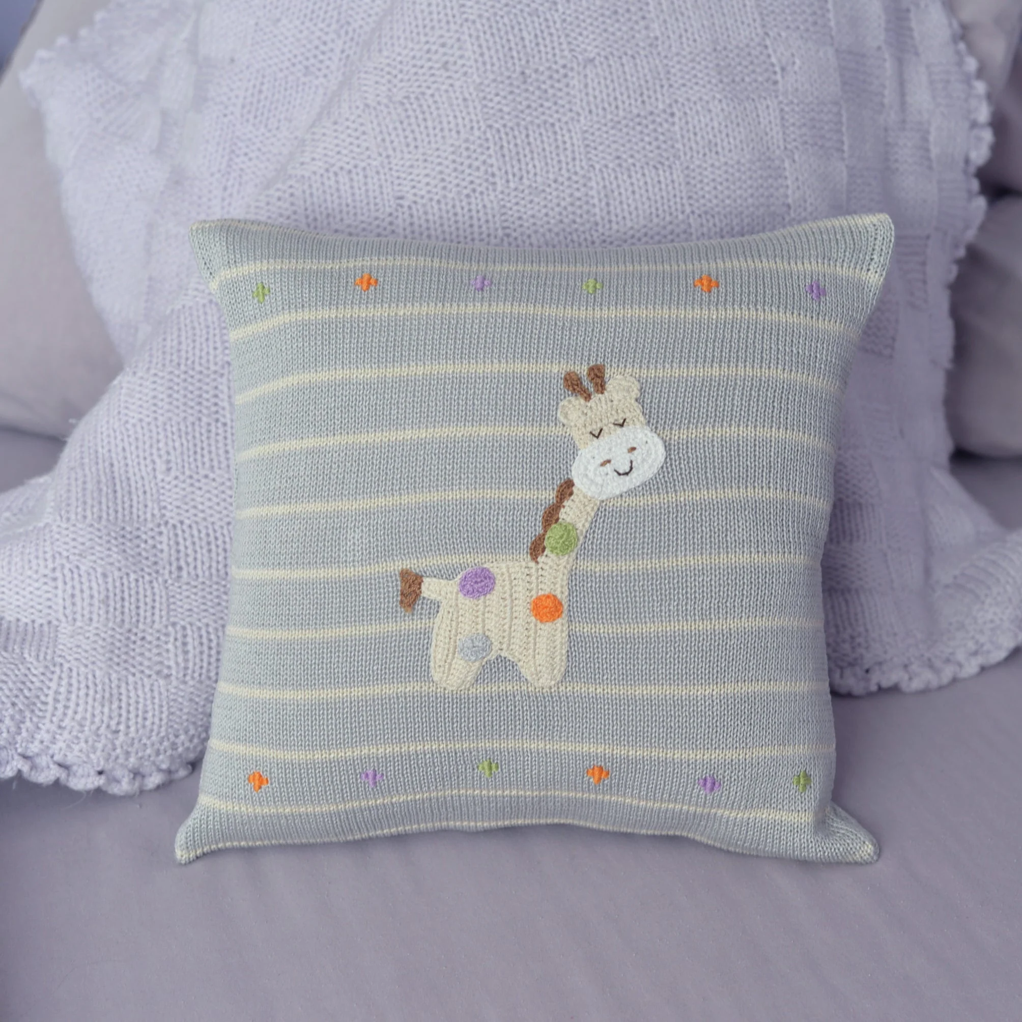 Spotted Giraffe 12" Pillow - Image 4
