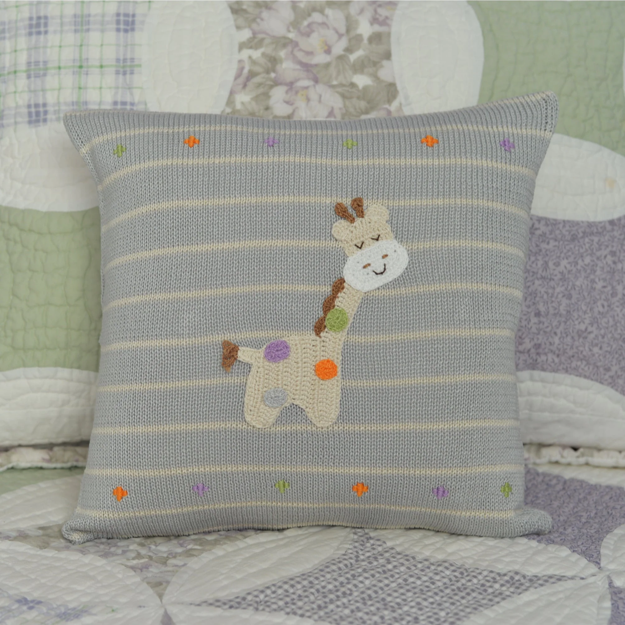 Spotted Giraffe 12" Pillow - Image 5