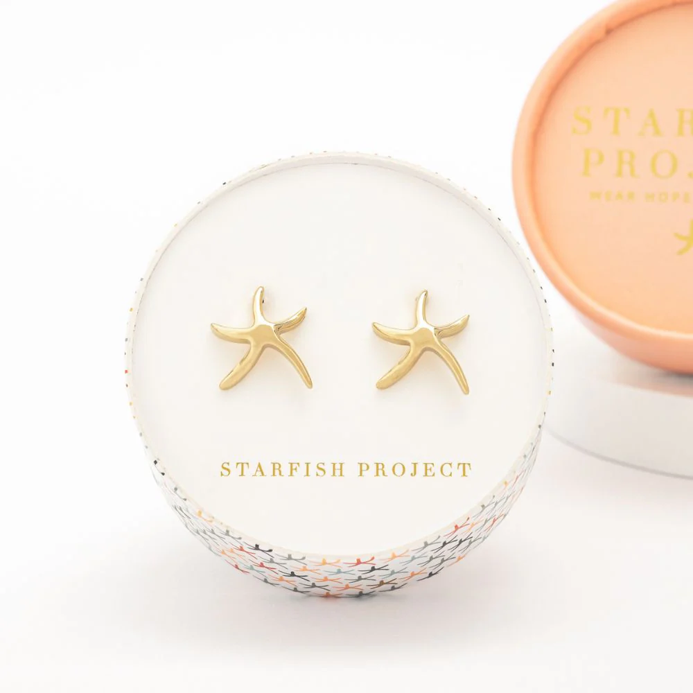 Starfish Hope Stud Earrings - Image 3