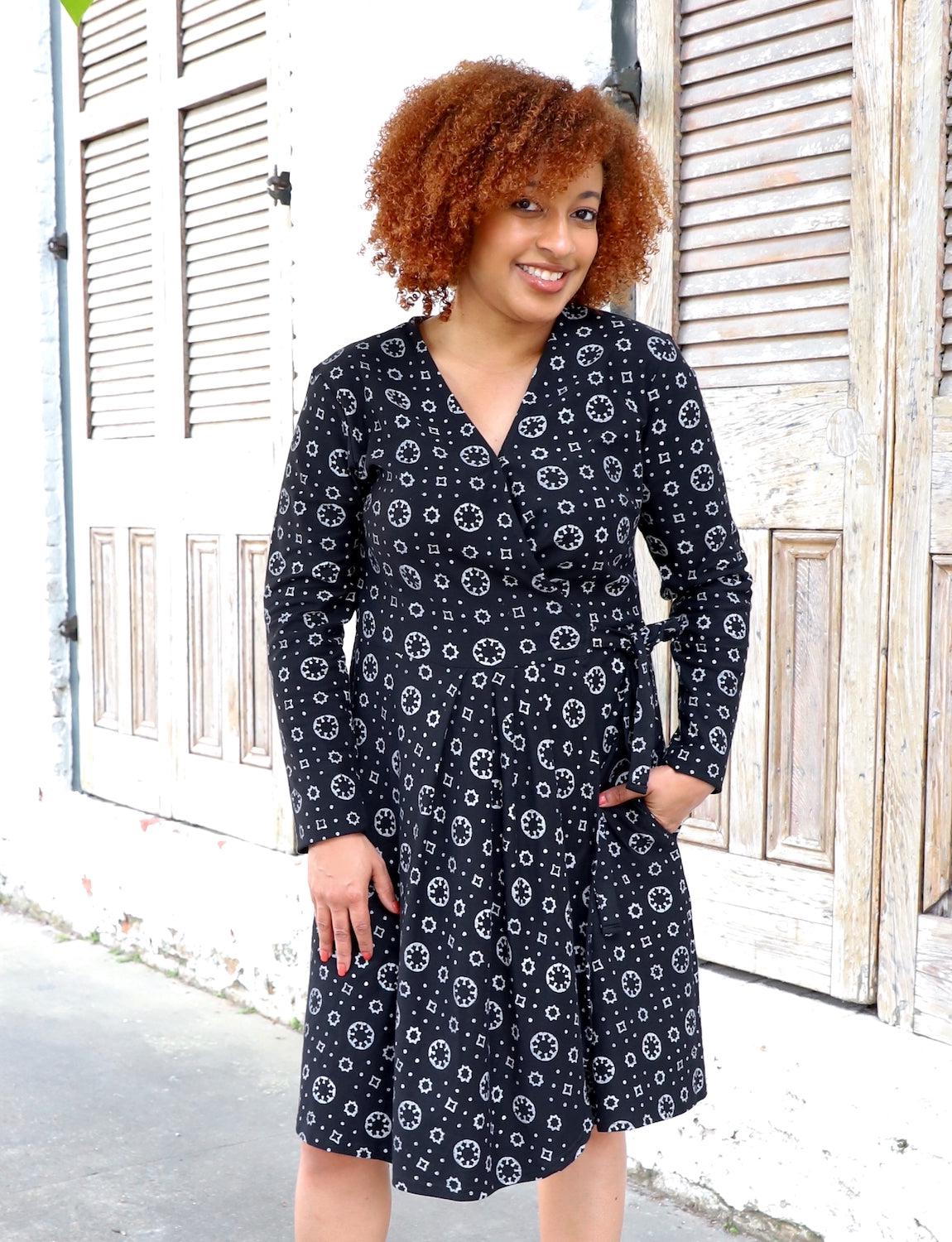 Stella Organic Wrap Dress - Image 3