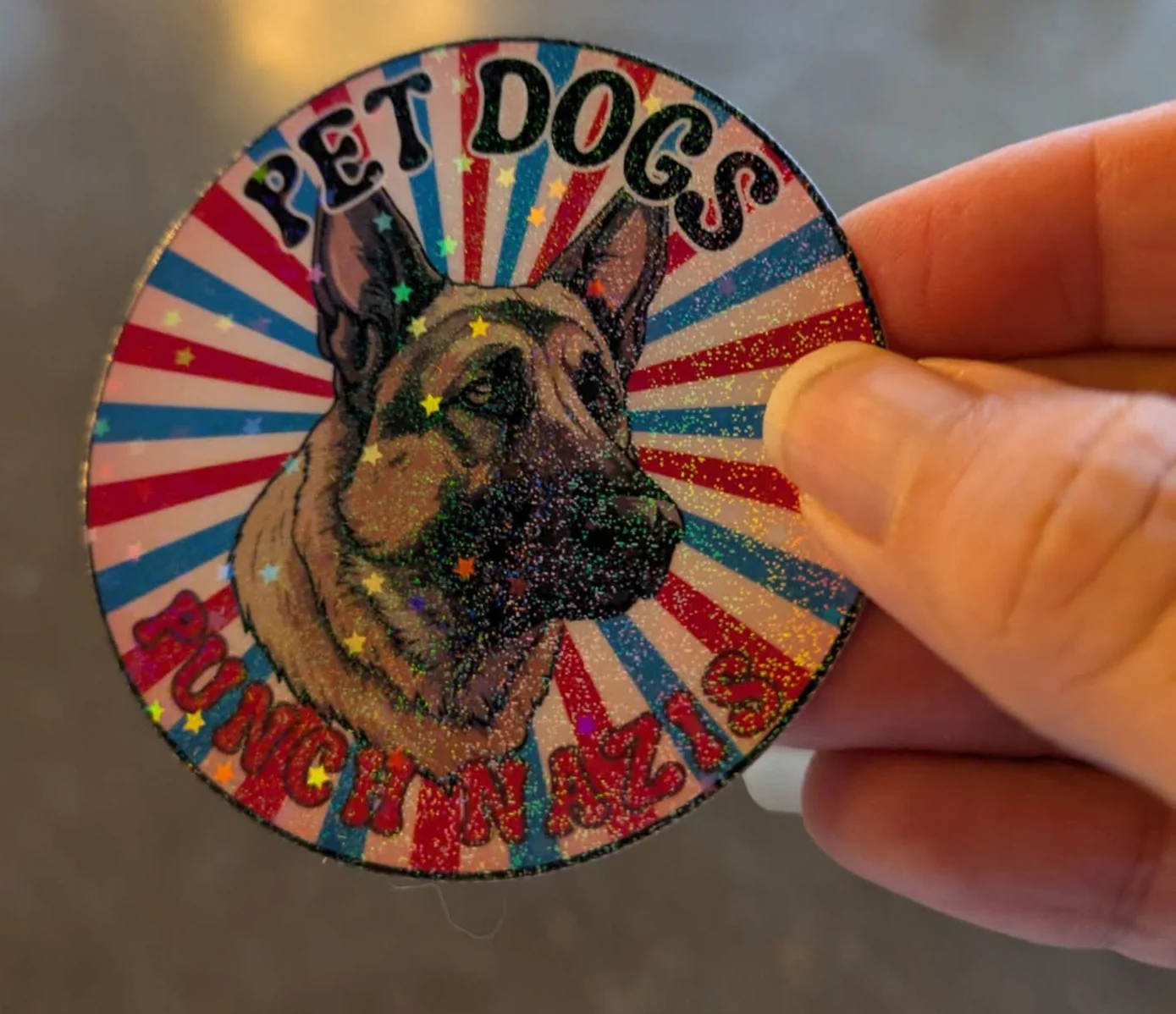 Sticker: Pet dogs punch n@zi/Pet cats punch n@zi - Image 3