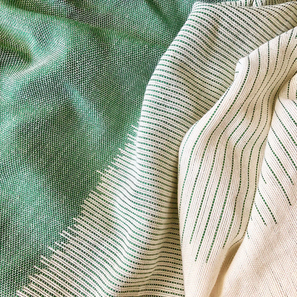 Striped Organic Cotton Scarf - Image 3