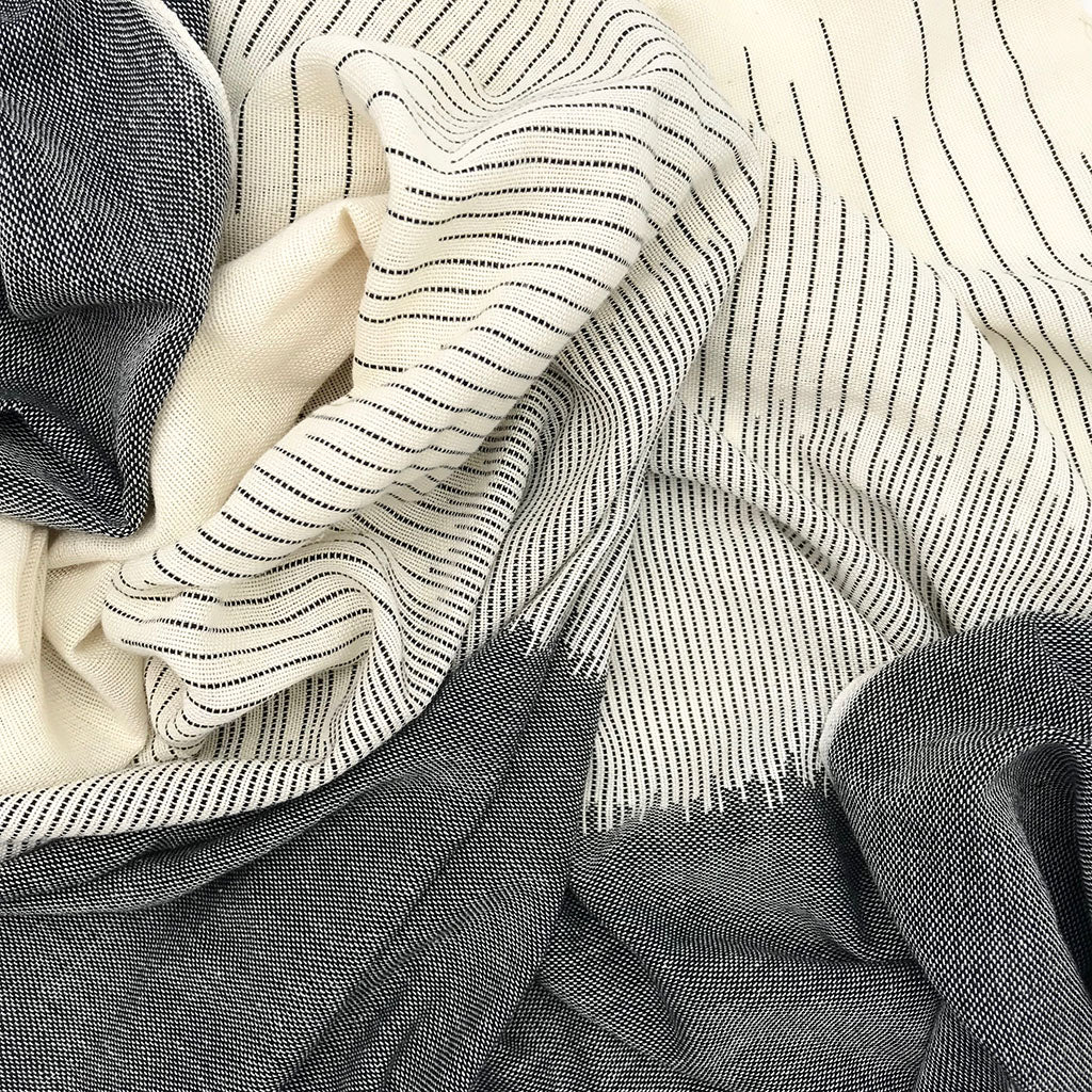 Striped Organic Cotton Scarf - Image 5