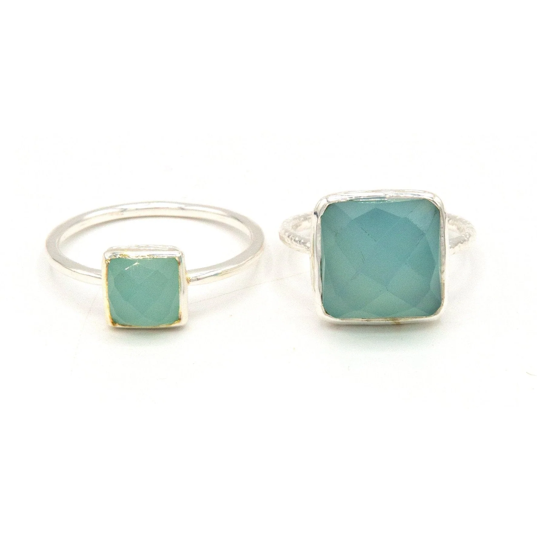 Sultry Sea Ring in Chalcedony - Image 2