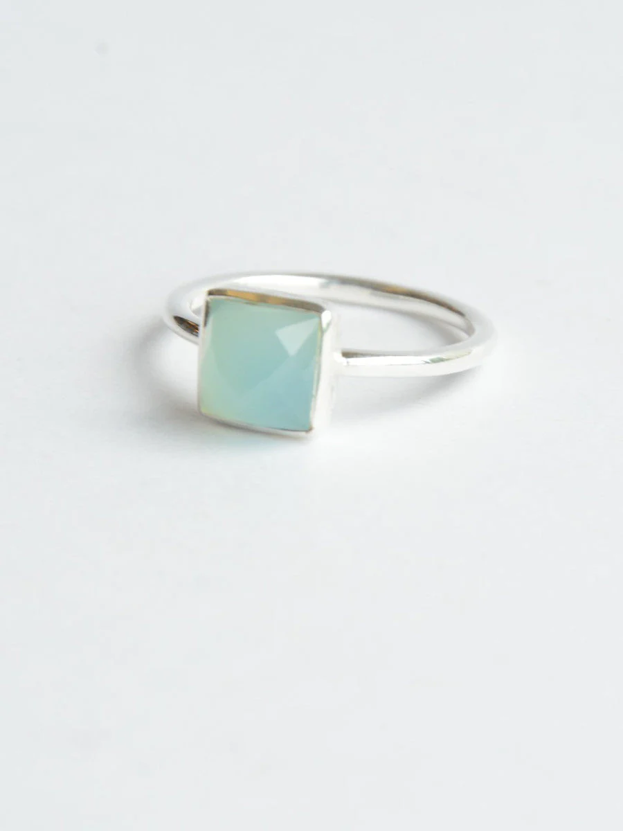 Sultry Sea Ring in Chalcedony - Image 4