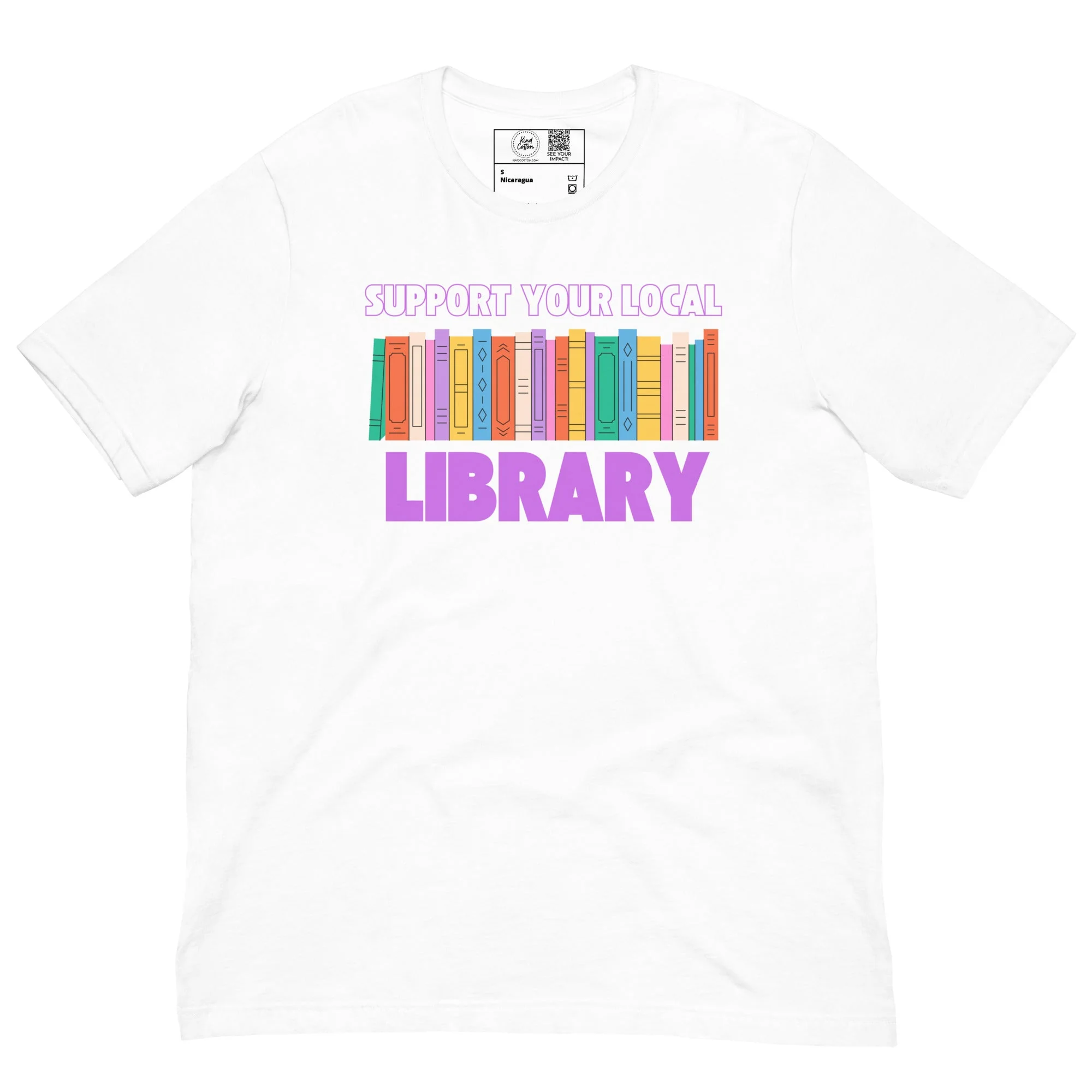 Support Your Local Library Classic Tee - Image 4