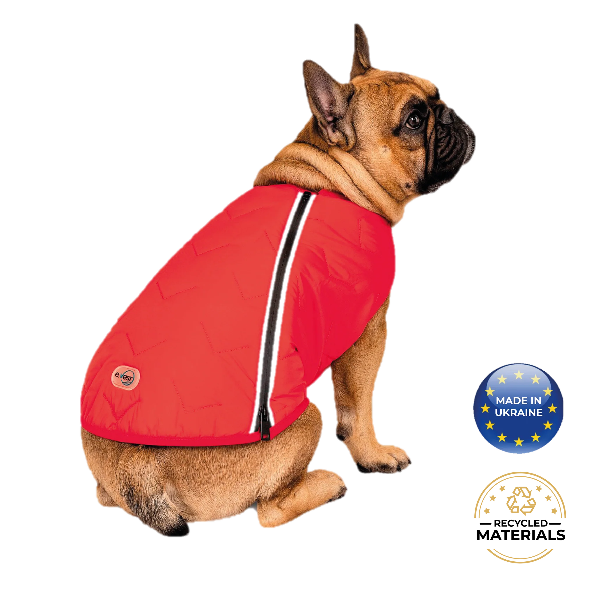 Sustainable Eco-Friendly Dog Jacket / Vest - Made in Ukraine - Image 7