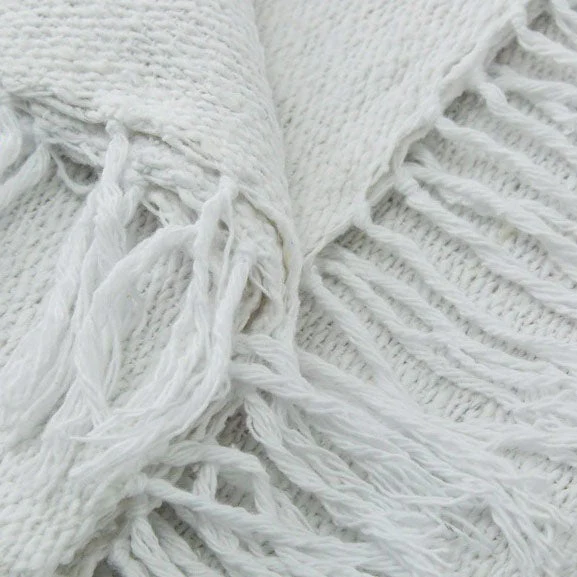 Sustainable Throw Blanket – Coastal | Recycled Fiber Cozy Blanket for Home & Travel - Image 4