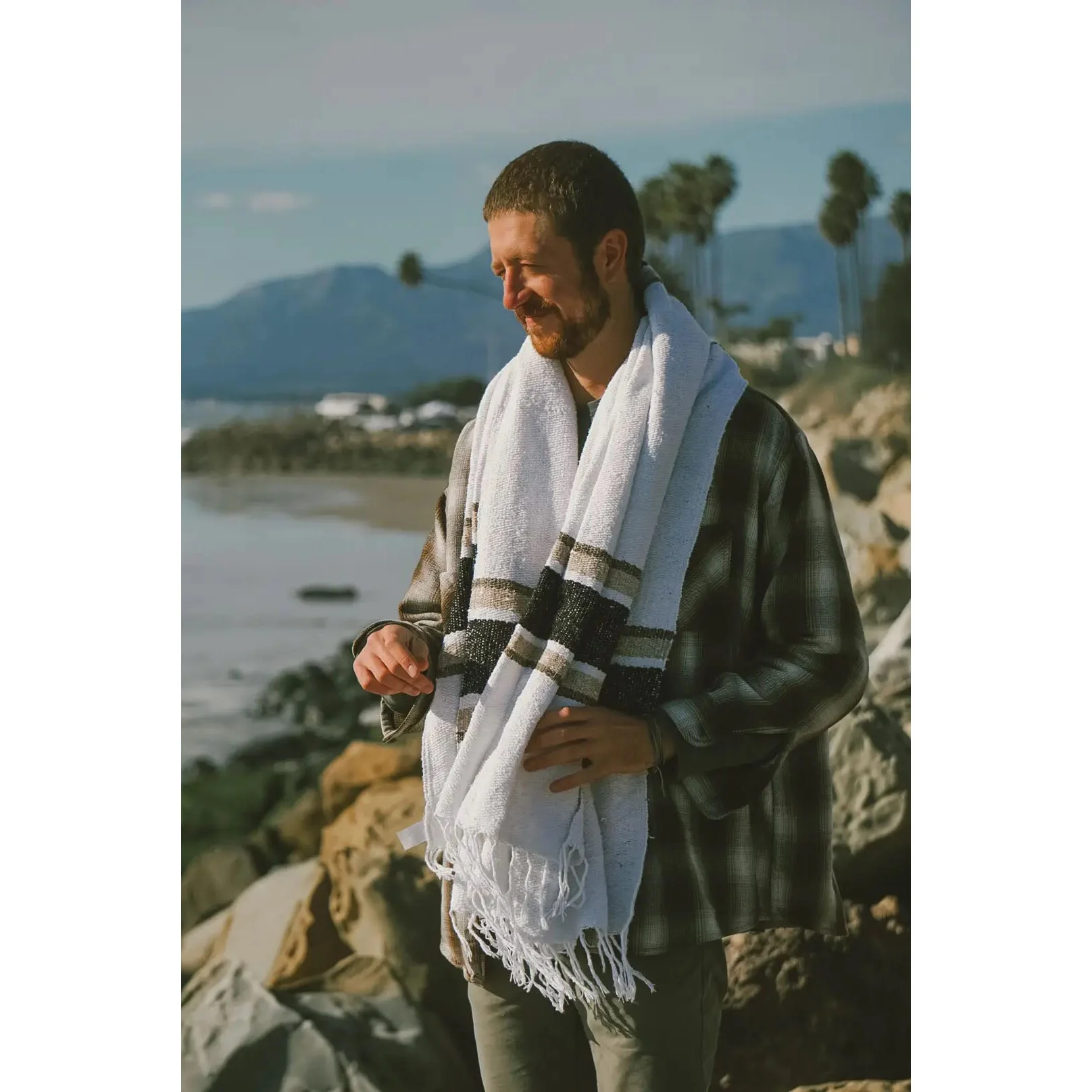 Sustainable Throw Blanket – Summerland | Recycled Fiber Cozy Blanket for Home & Travel - Image 8