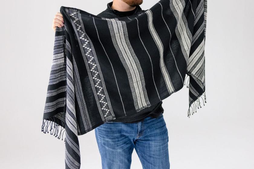 Tabor Handwoven Ethiopian Cotton Shawl - Image 4