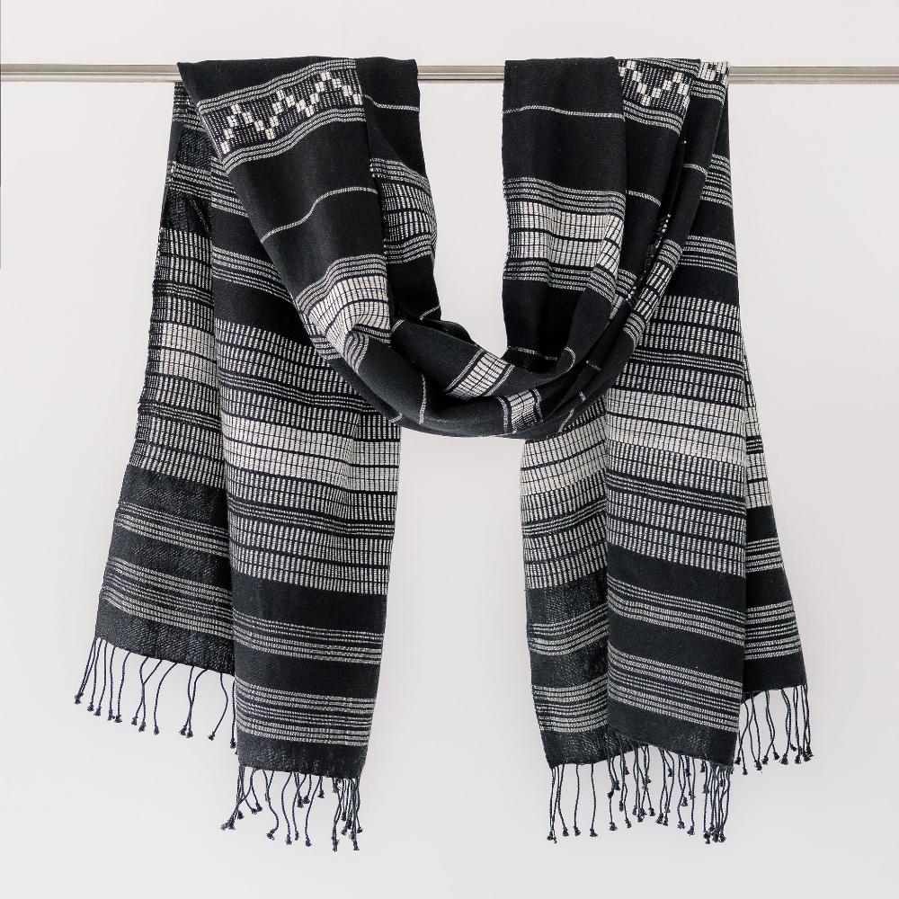Tabor Handwoven Ethiopian Cotton Shawl - Image 7