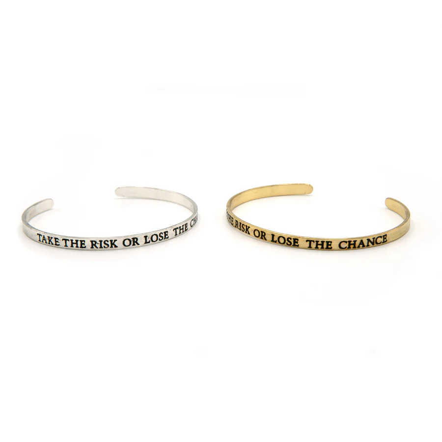 Take The Risk Quote Cuff - Image 3