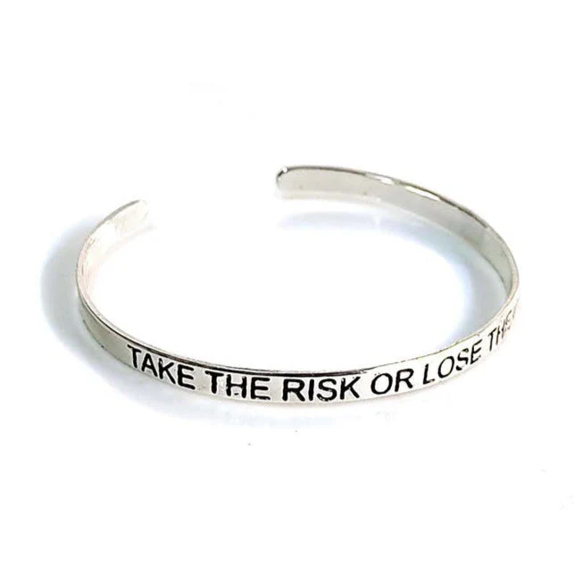 Take The Risk Quote Cuff - Image 4