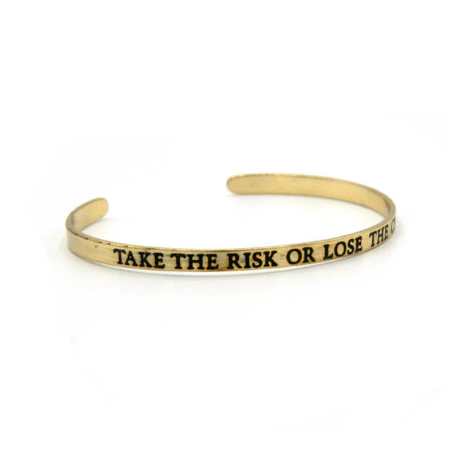 Take The Risk Quote Cuff - Image 5