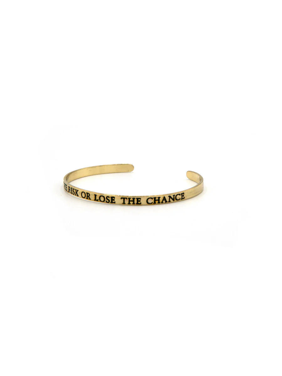 Take The Risk Quote Cuff - Image 7