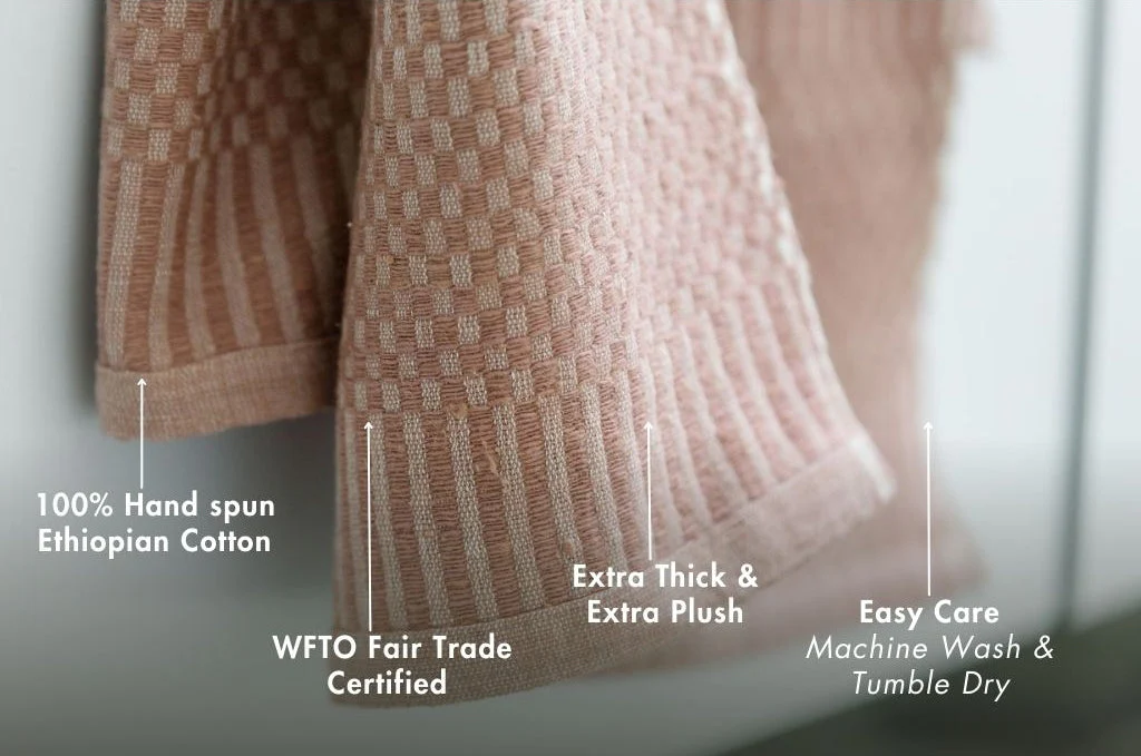 Tana Handwoven Ethiopian Cotton Hand Towel - Image 2