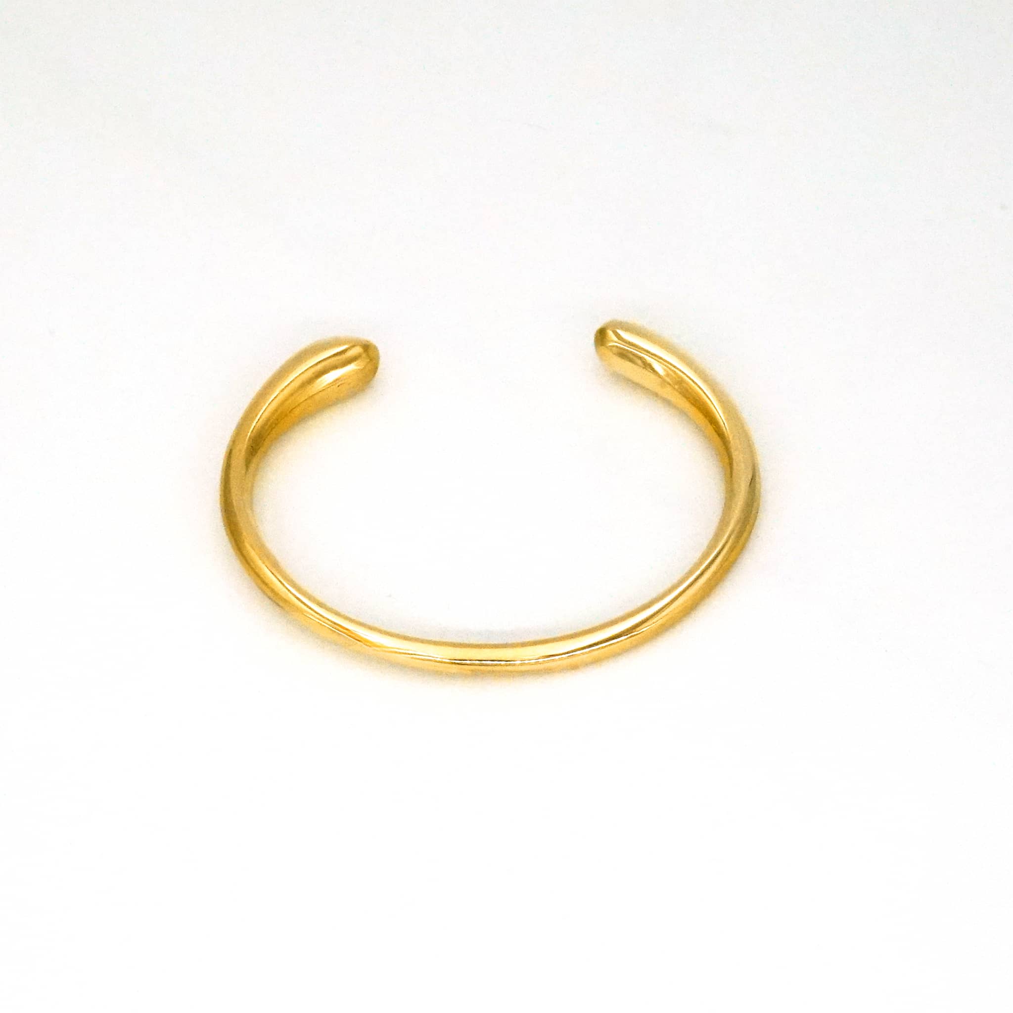 Teardrop Brass Cuff Bracelet | Asali - Image 2