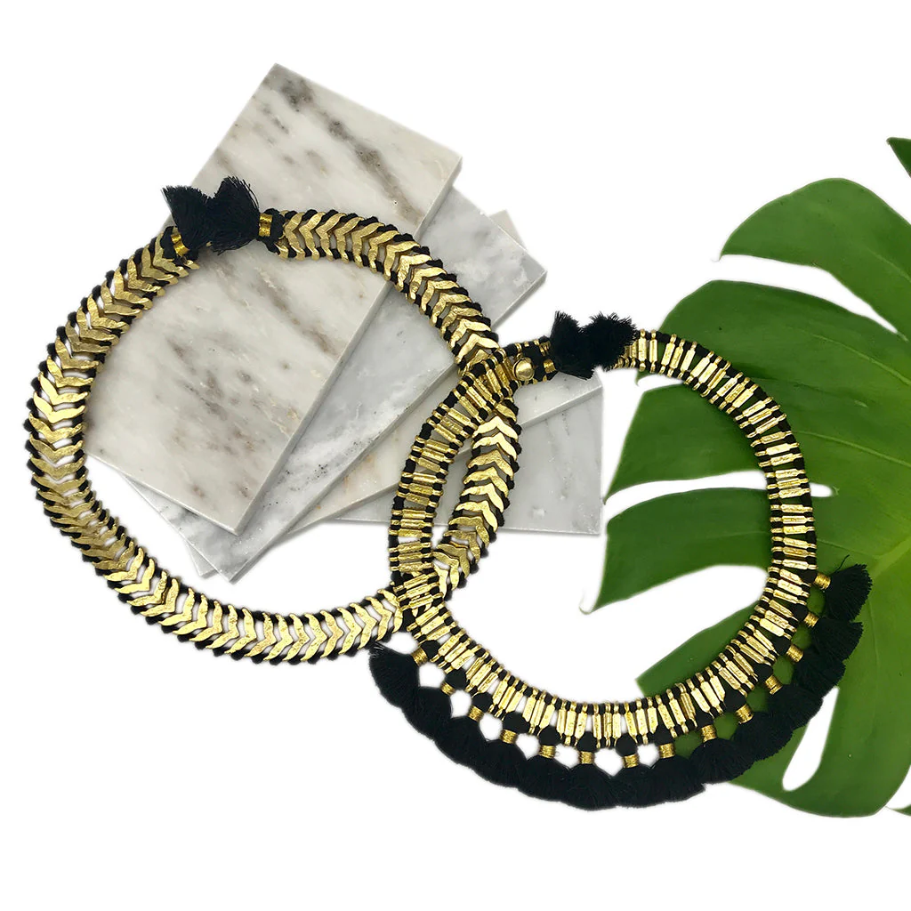 Temple Tassel Collar Necklace - Image 6