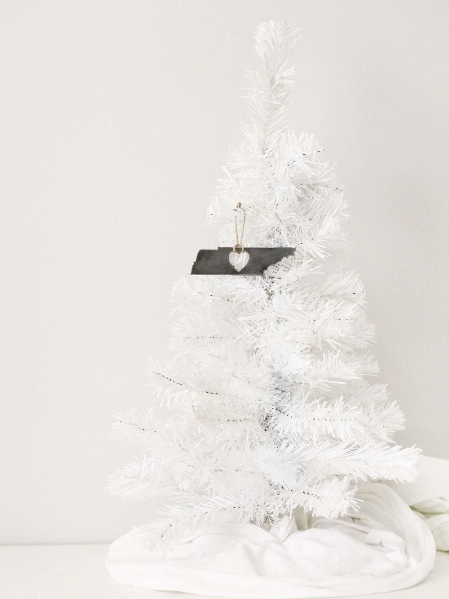 Tennessee Heart Christmas Ornament - Image 3