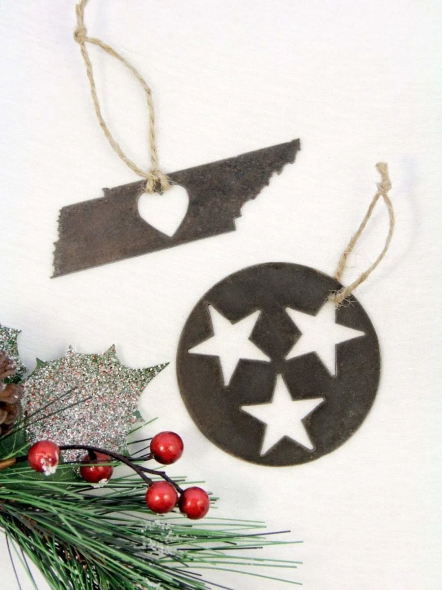 Tennessee Heart Christmas Ornament - Image 7