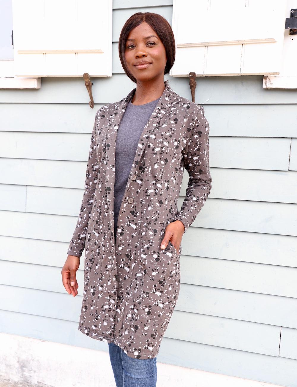 Terrazo Organic Coat- FINAL SALE - Image 3