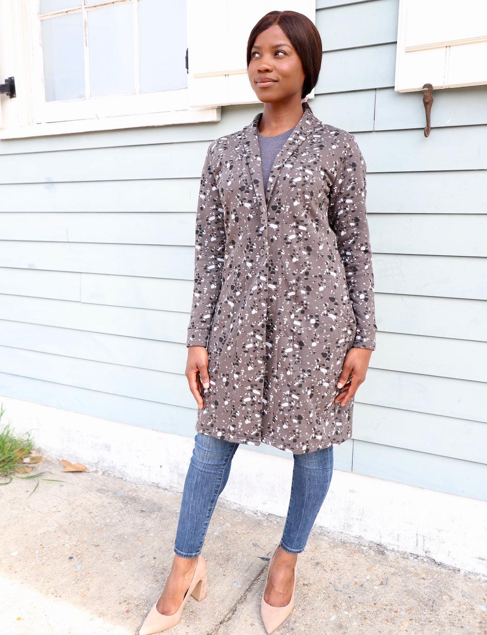 Terrazo Organic Coat- FINAL SALE - Image 4
