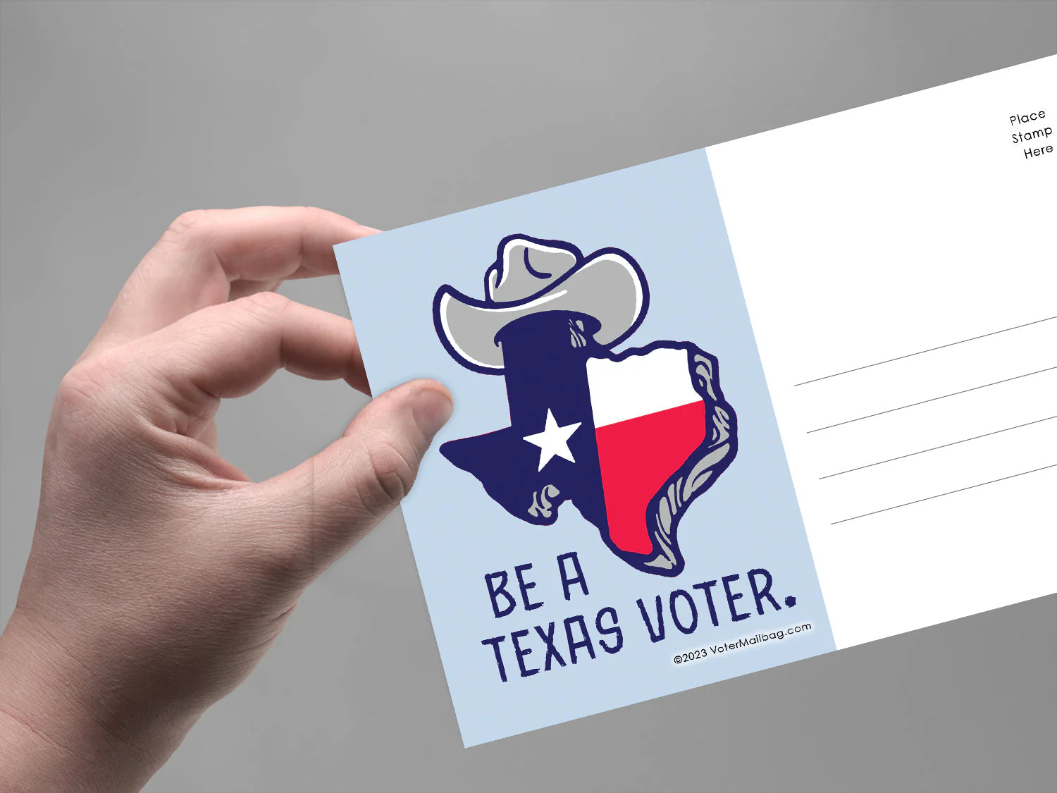 Texas Voter Postcards - Blank 4x6 Voter Postcards - Image 3