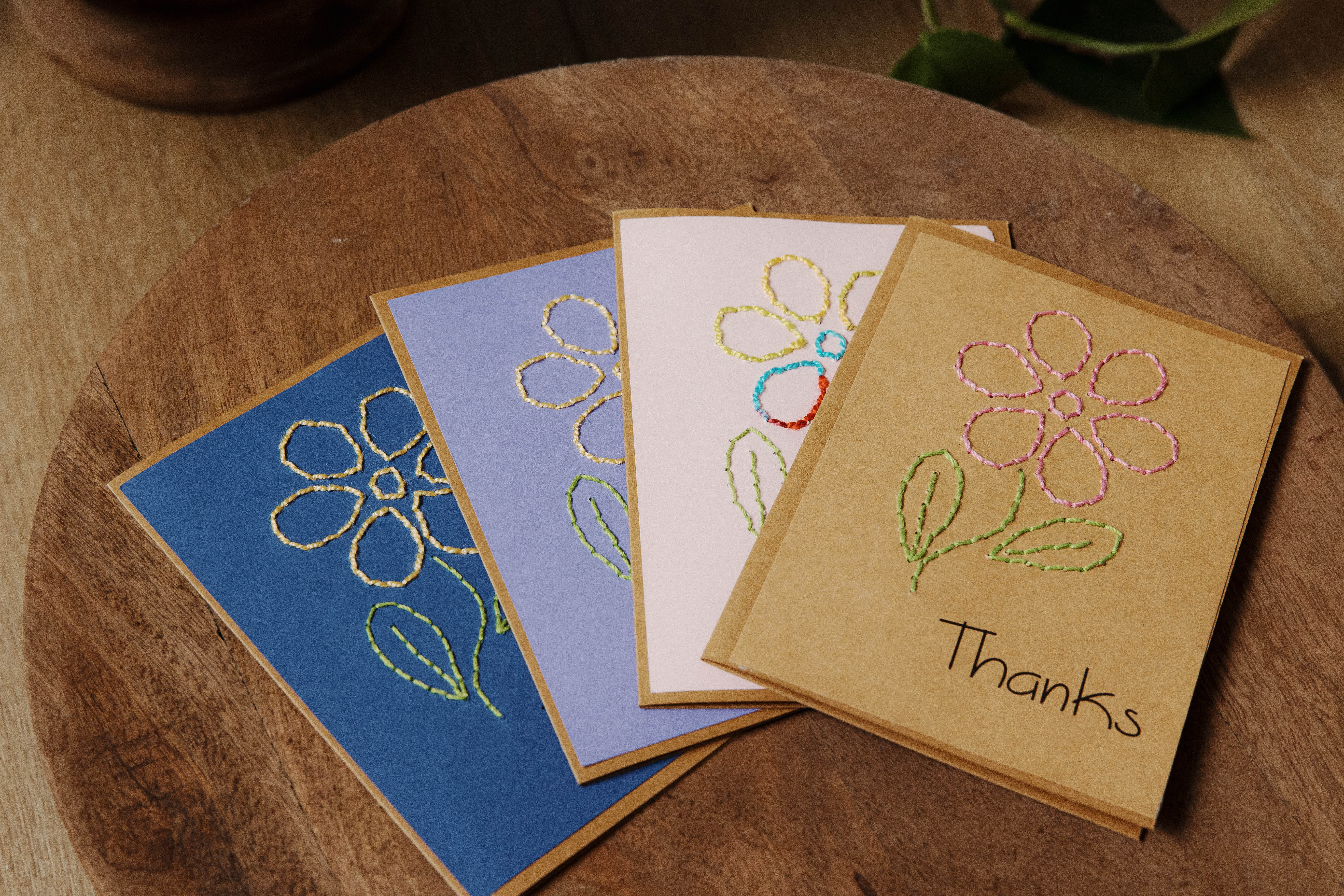 Thanks Floral Greeting Cards - Image 2