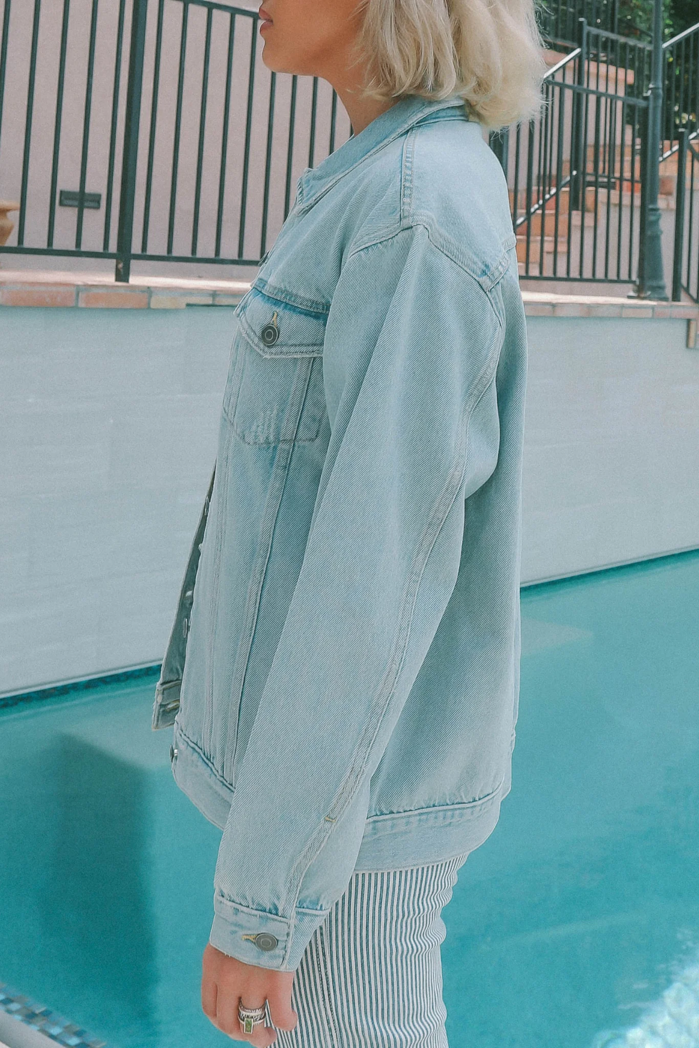 The Canyon Bleach Denim Jacket - Image 6