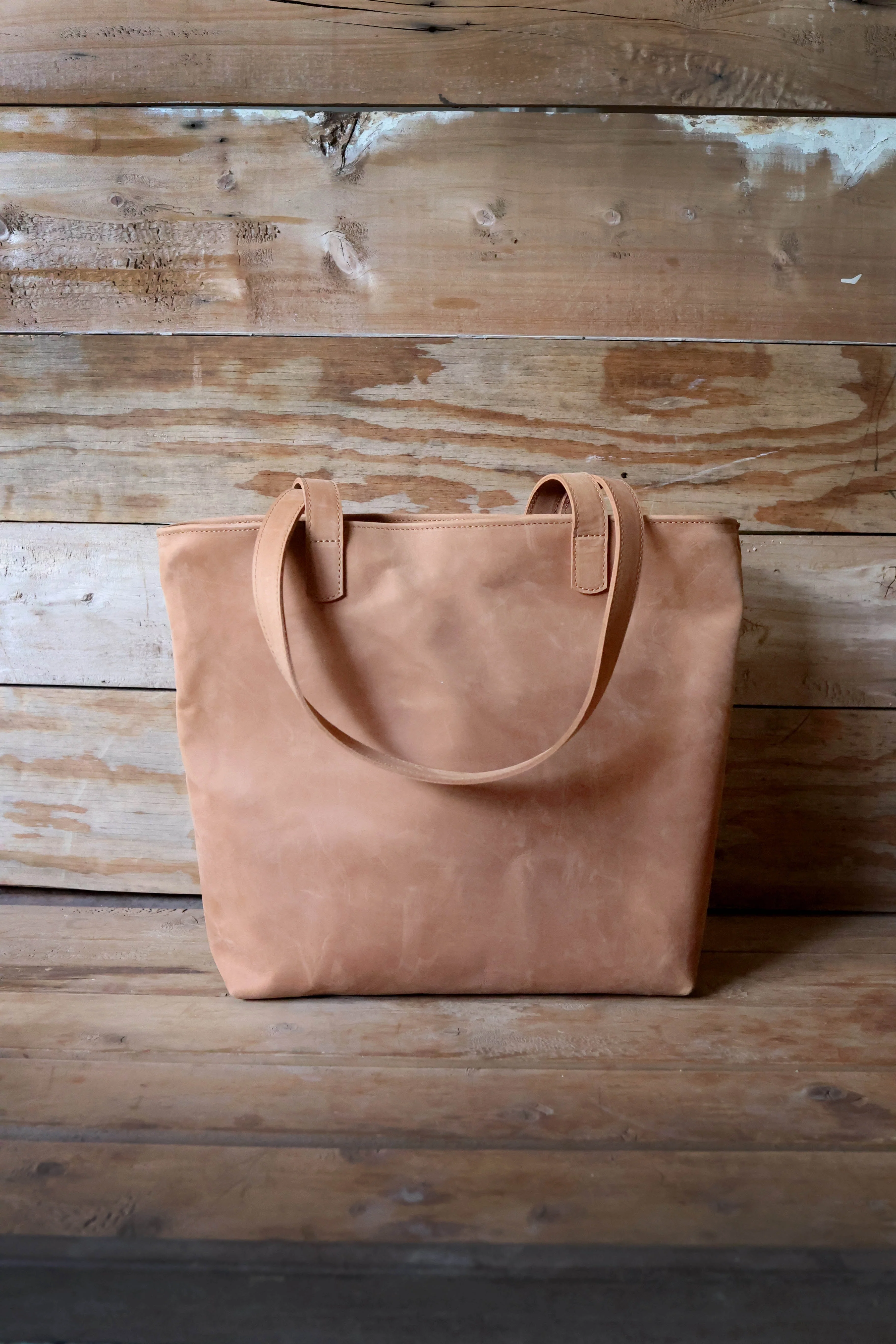 Kilele Leather Market Tote - Image 2