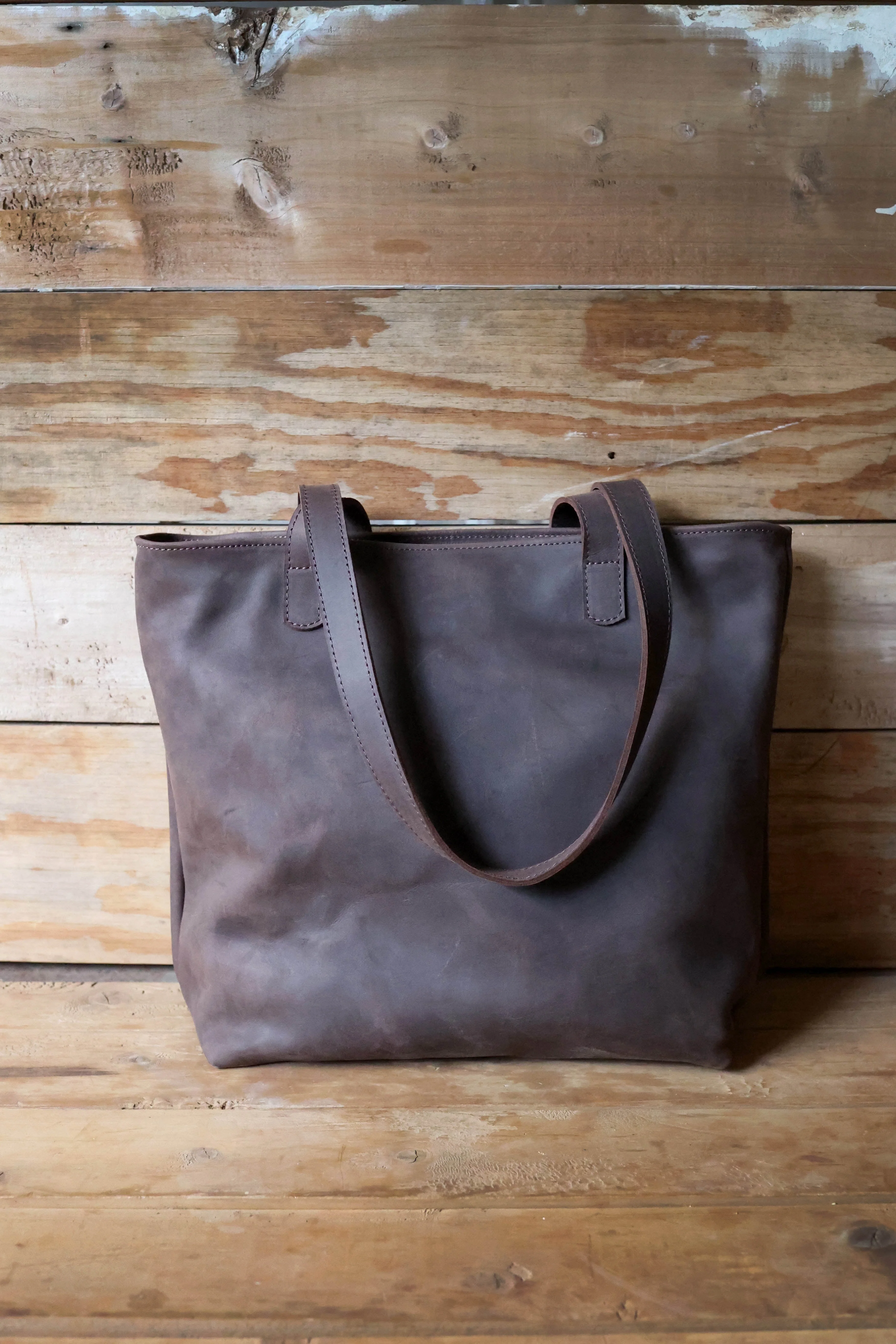 Kilele Leather Market Tote - Image 5