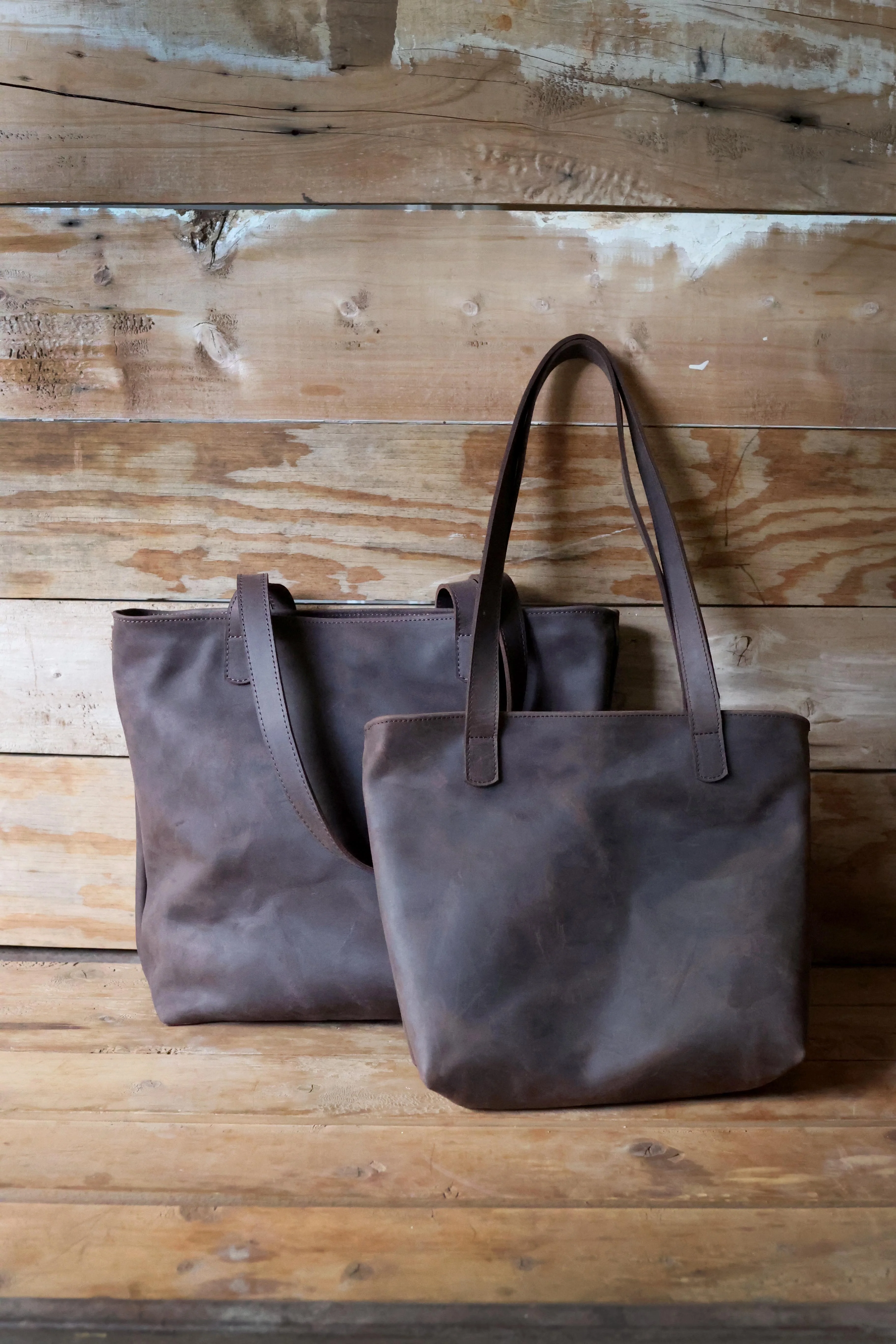 Kilele Leather Market Tote - Image 6