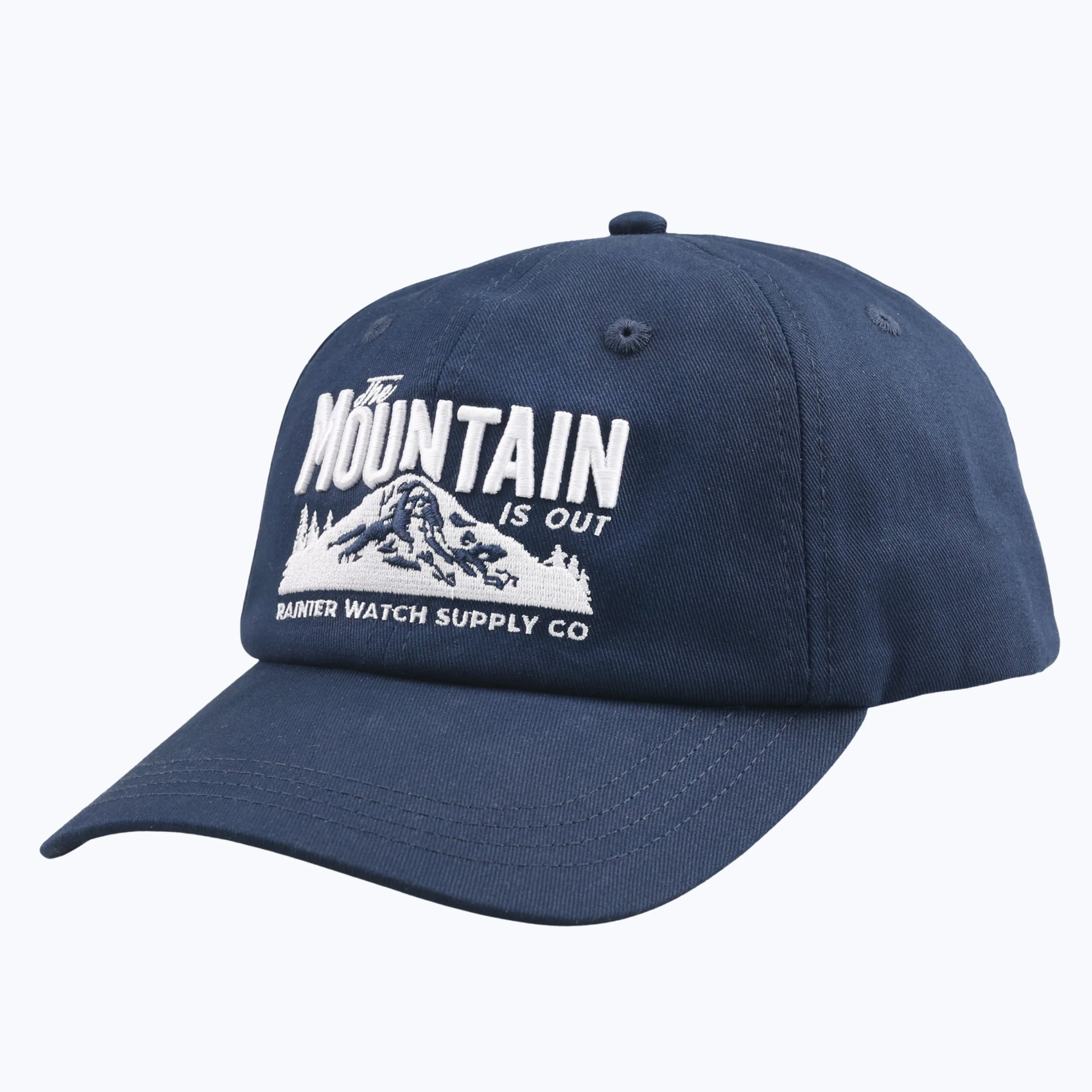 The Mountain Is Out Dad Cap - Navy - Image 4