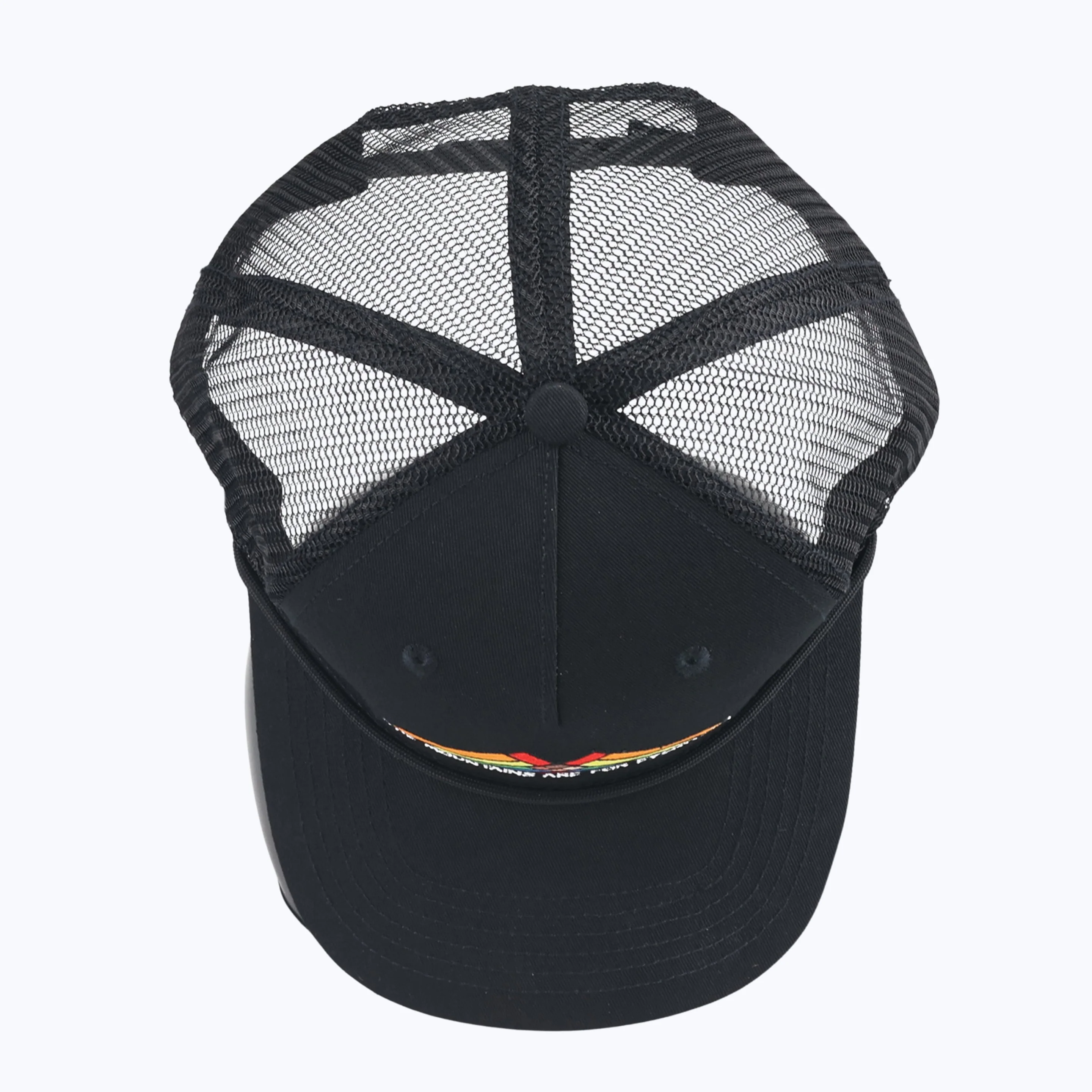 The Mountains Are For Everyone Embroidered Trucker Rope Cap - Image 4
