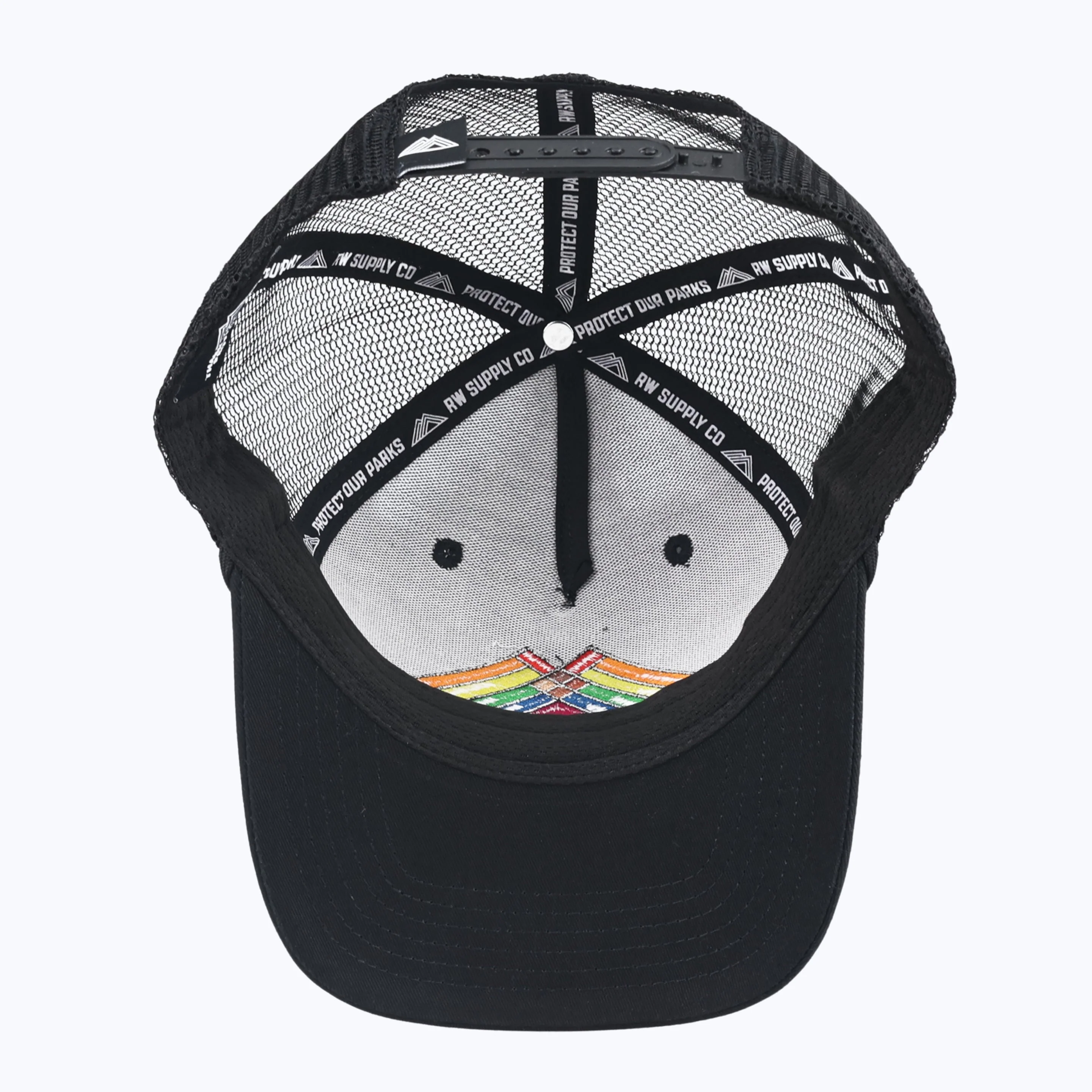 The Mountains Are For Everyone Embroidered Trucker Rope Cap - Image 5