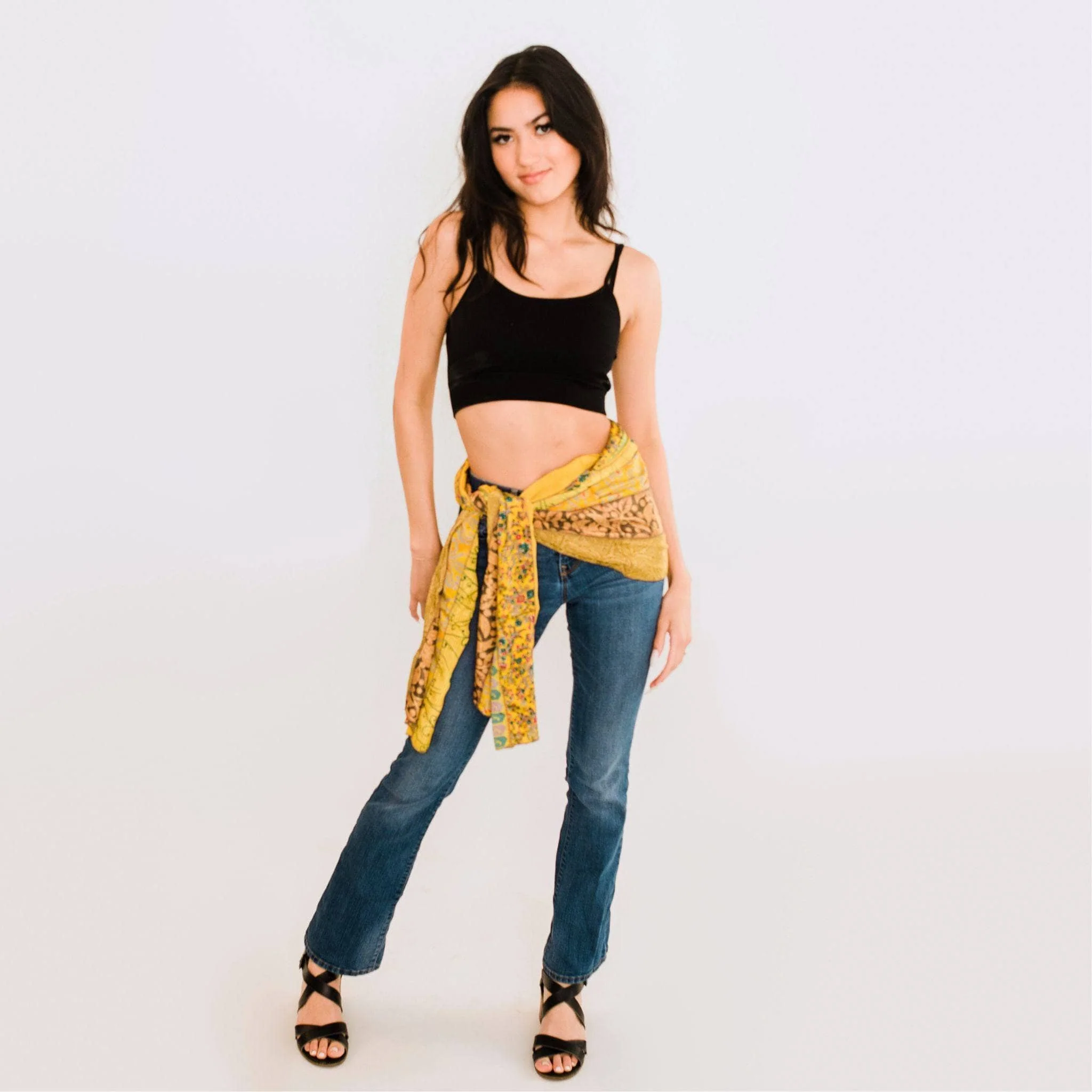 The Original Medley Scarf. ♻️ Made from Sari Magic - Image 13