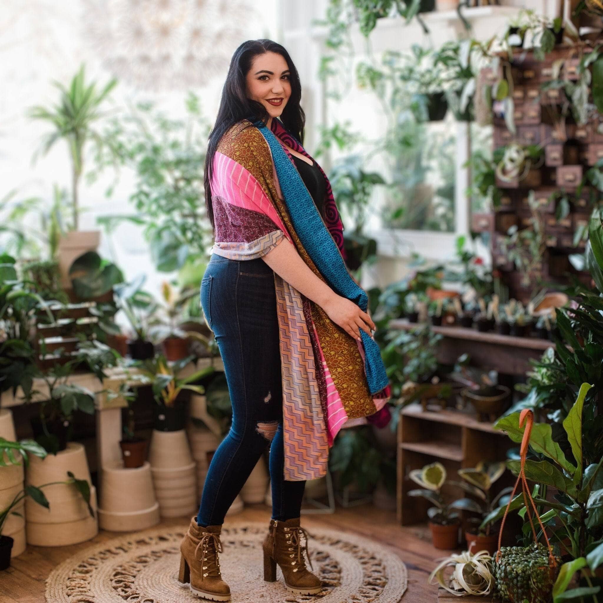 The Original Medley Scarf. ♻️ Made from Sari Magic - Image 14