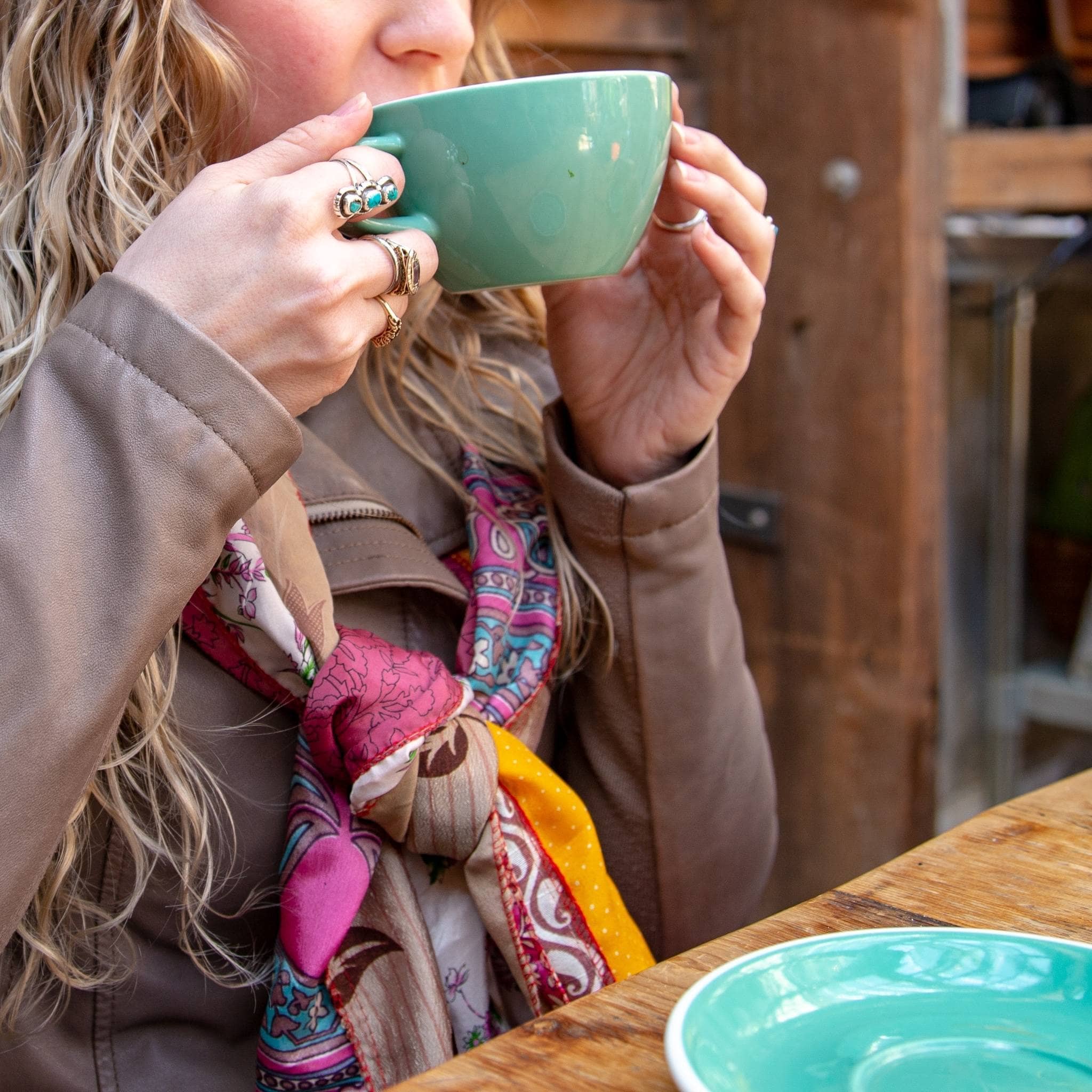 The Original Medley Scarf. ♻️ Made from Sari Magic - Image 17
